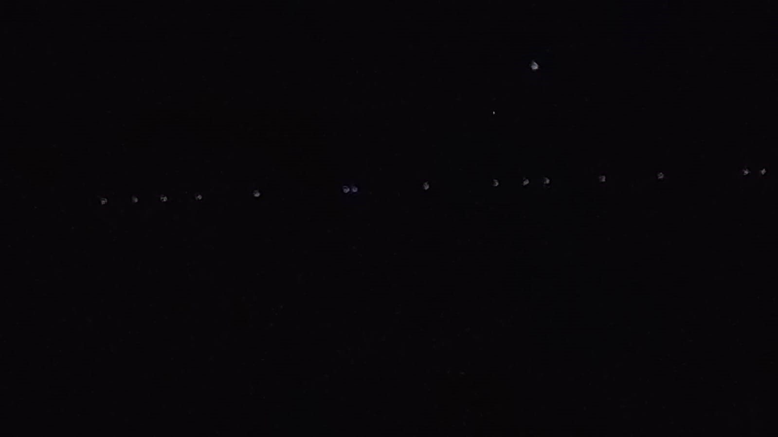 Starlink uyduları Aşkale semalarında görüldü