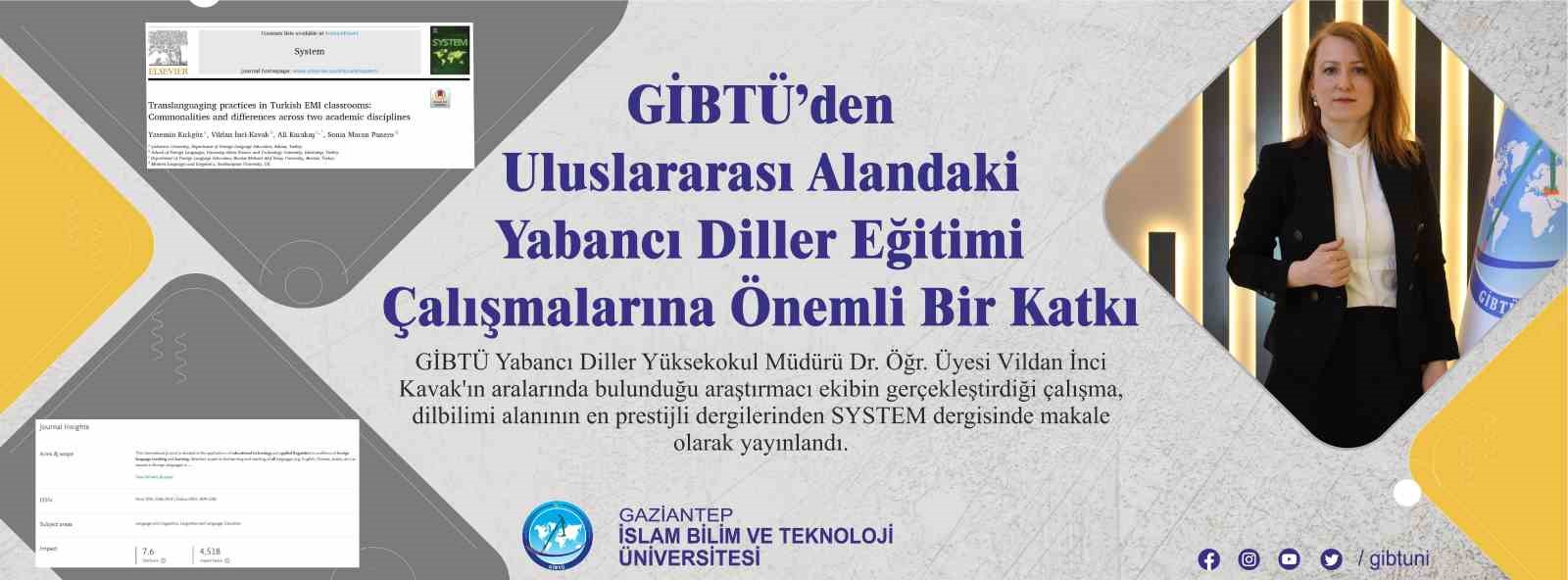 GİBTÜ’den yabancı dille eğitim çalışmalarına önemli katkı