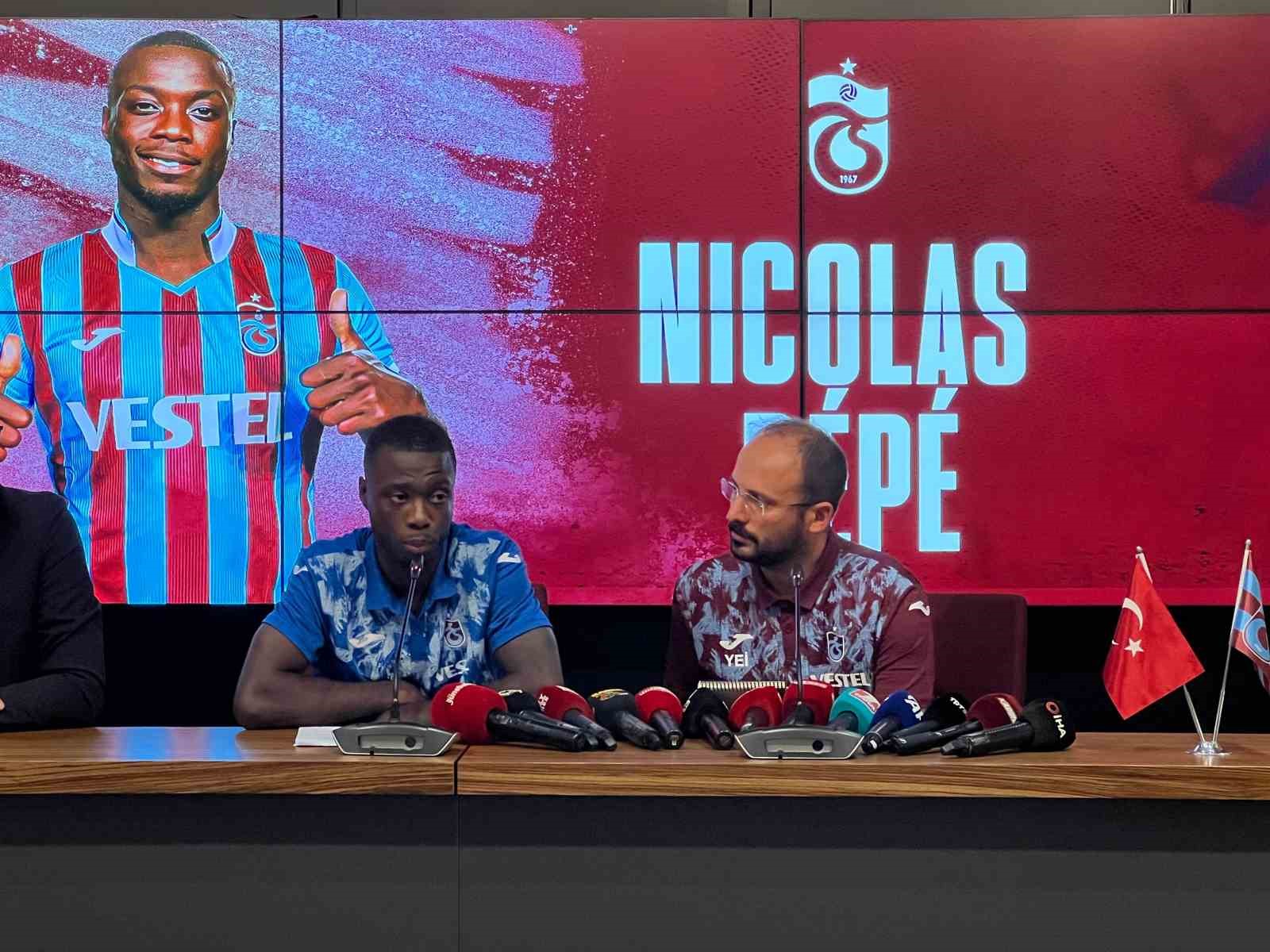 Nicolas Pepe: "Trabzonspor&rsquo;un projesini reddedemezdim"
