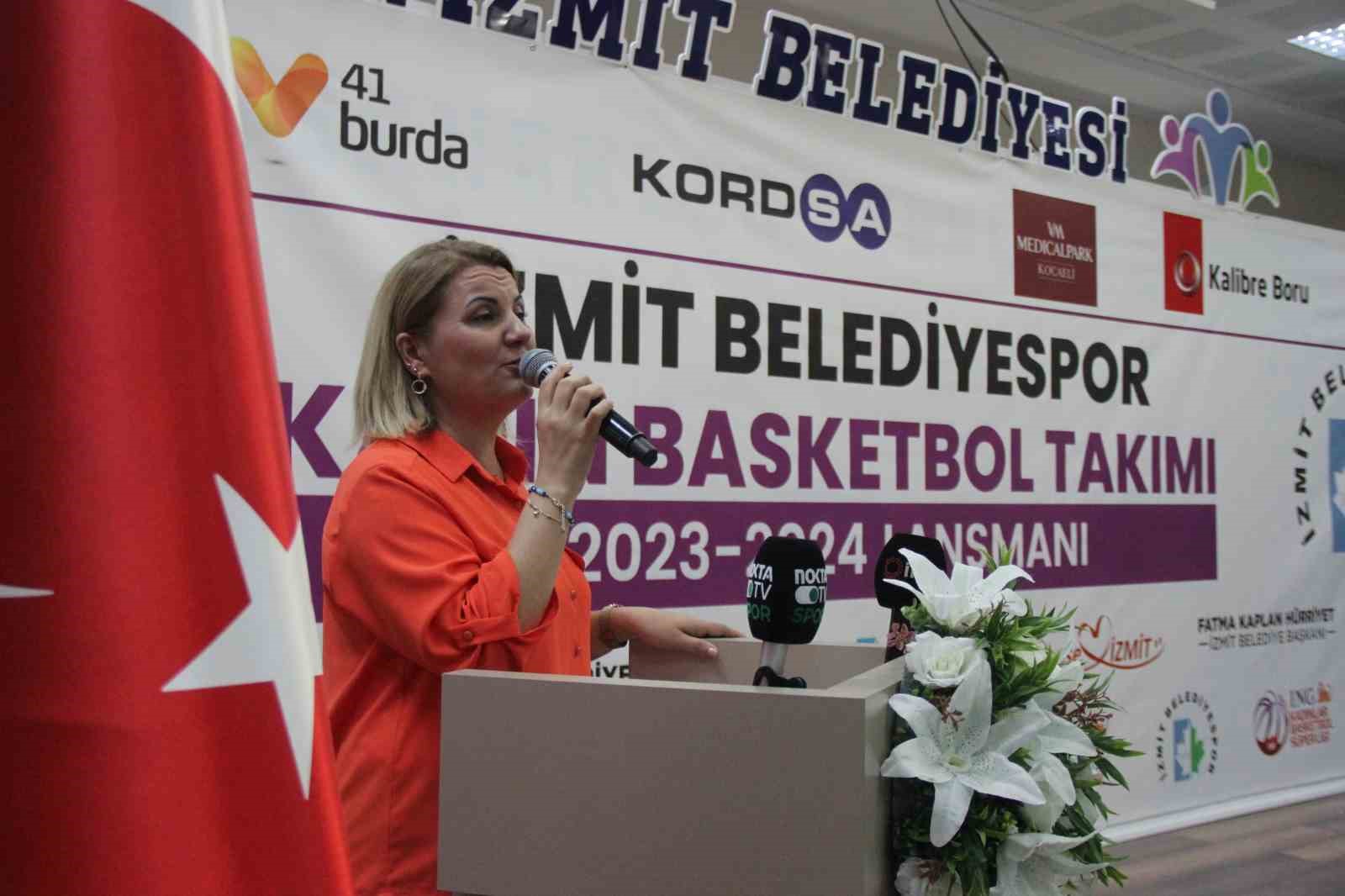 İzmit Belediyespor Kadın Basketbol Takımı’nın yeni kadrosu tanıtıldı