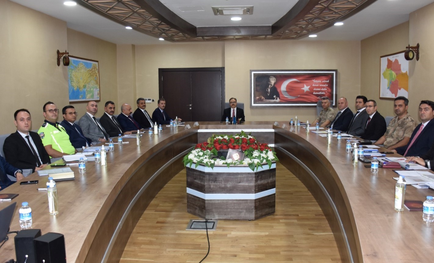 Siirt’te güvenlik ve asayiş koordinasyon toplantısı yapıldı
