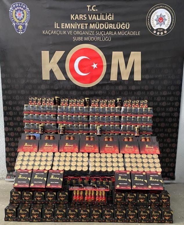 Kars’ta 4 bin 900 sahte ürün ele geçirildi