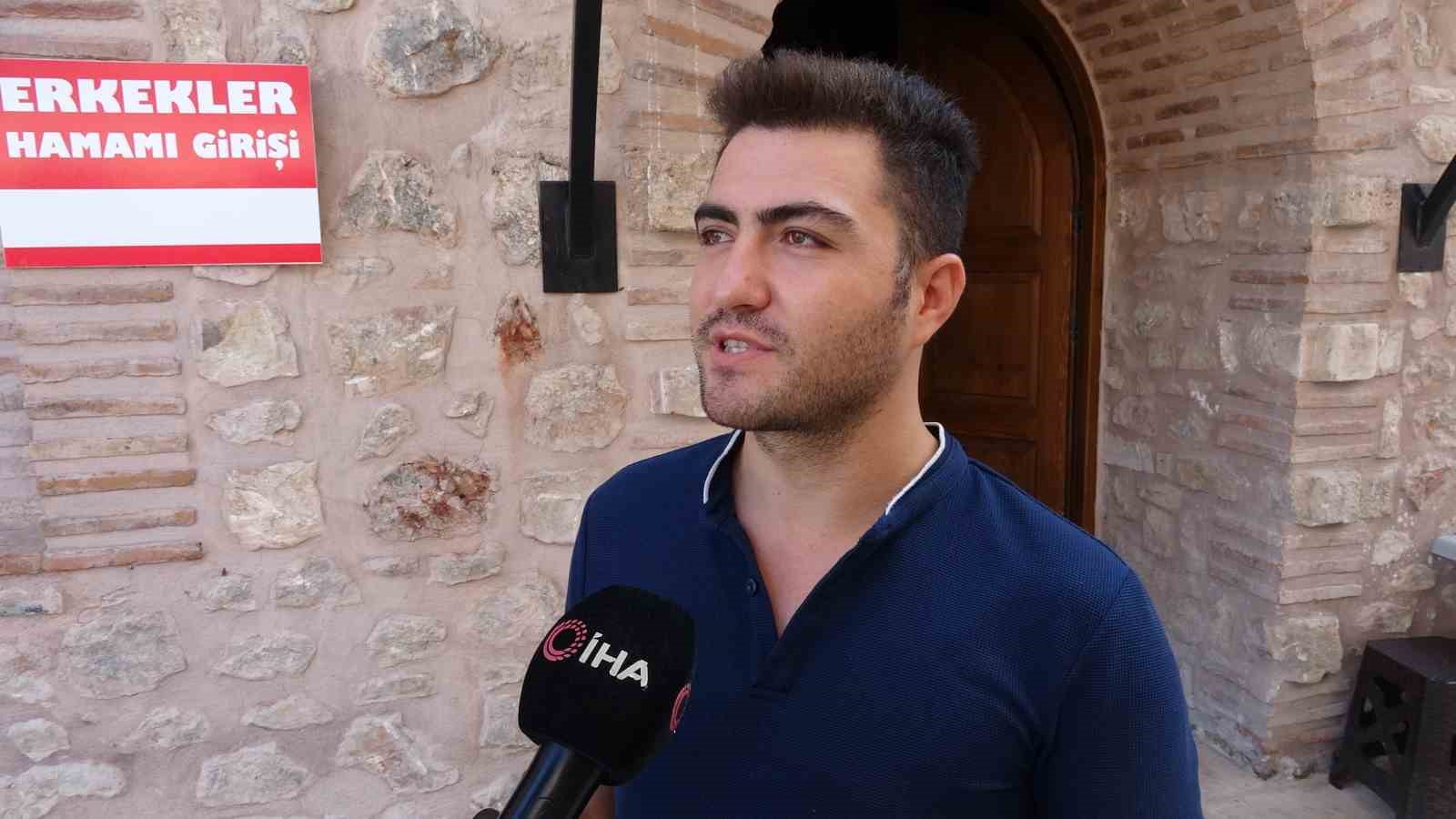 8 asırlık hamam 12 yıl sonra hizmete a&ccedil;ıldı
