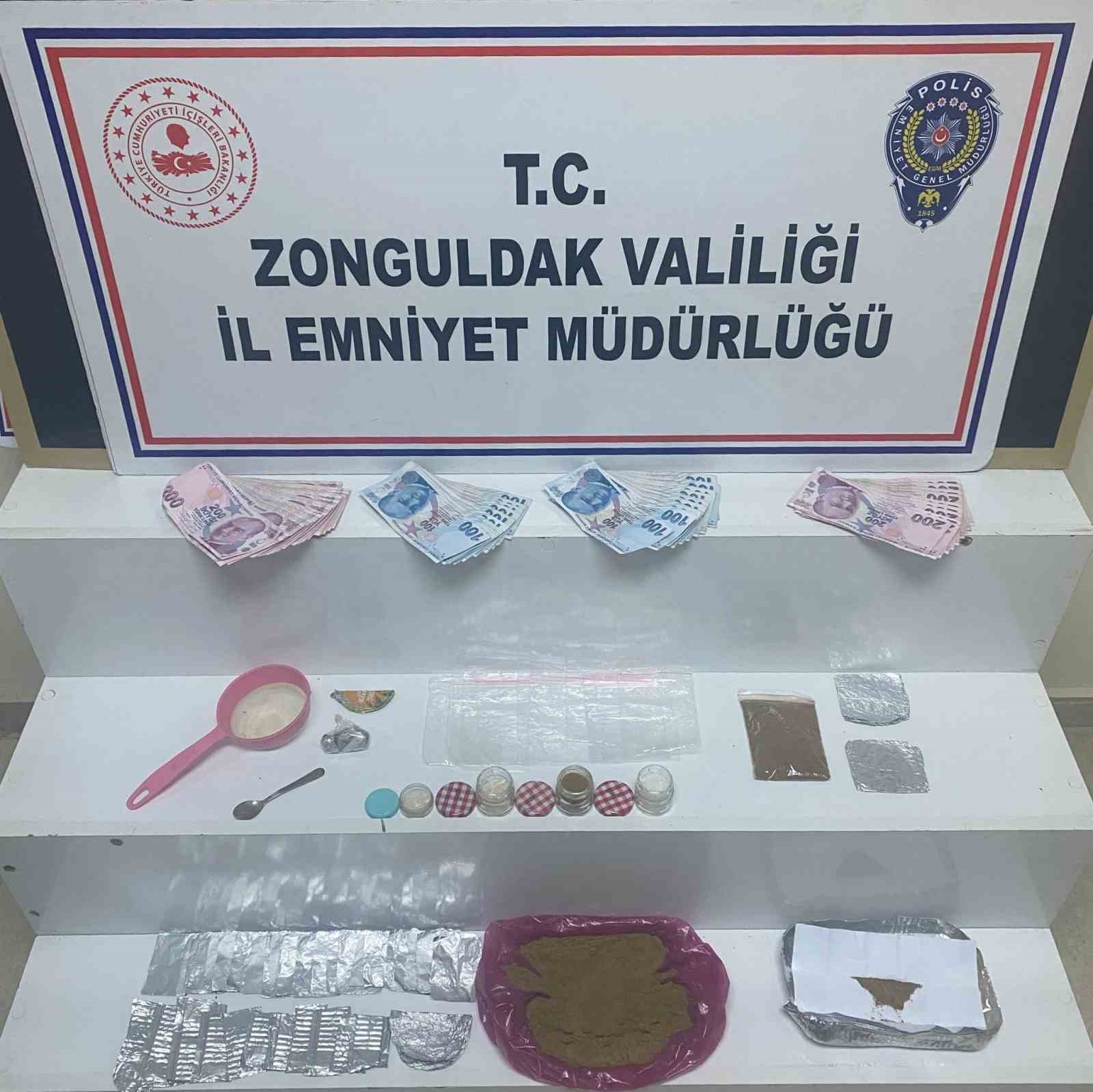 Zonguldak’ta uyuşturucu operasyonunda 1 tutuklu