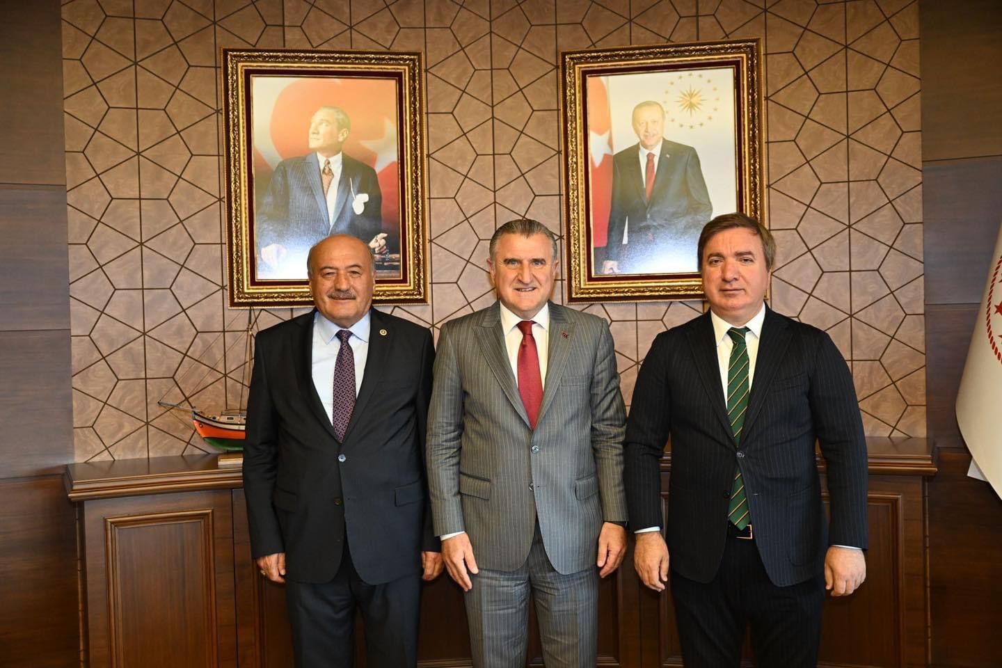 Vali Aydoğdu ile Milletvekili Karaman Ankara’da temaslarda bulundu