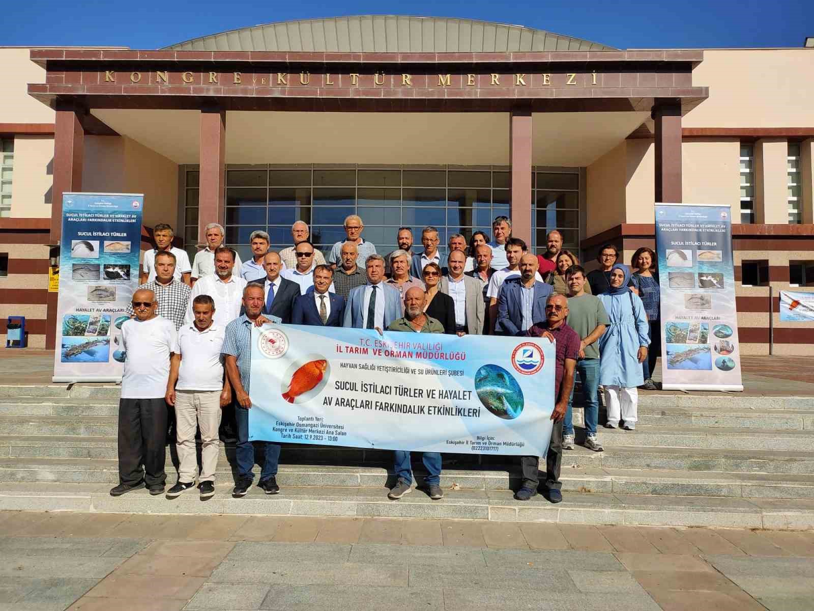 Eskişehir’de sucul istilacı türler ve hayalet av araçları farkındalık etkinlikleri yapıldı