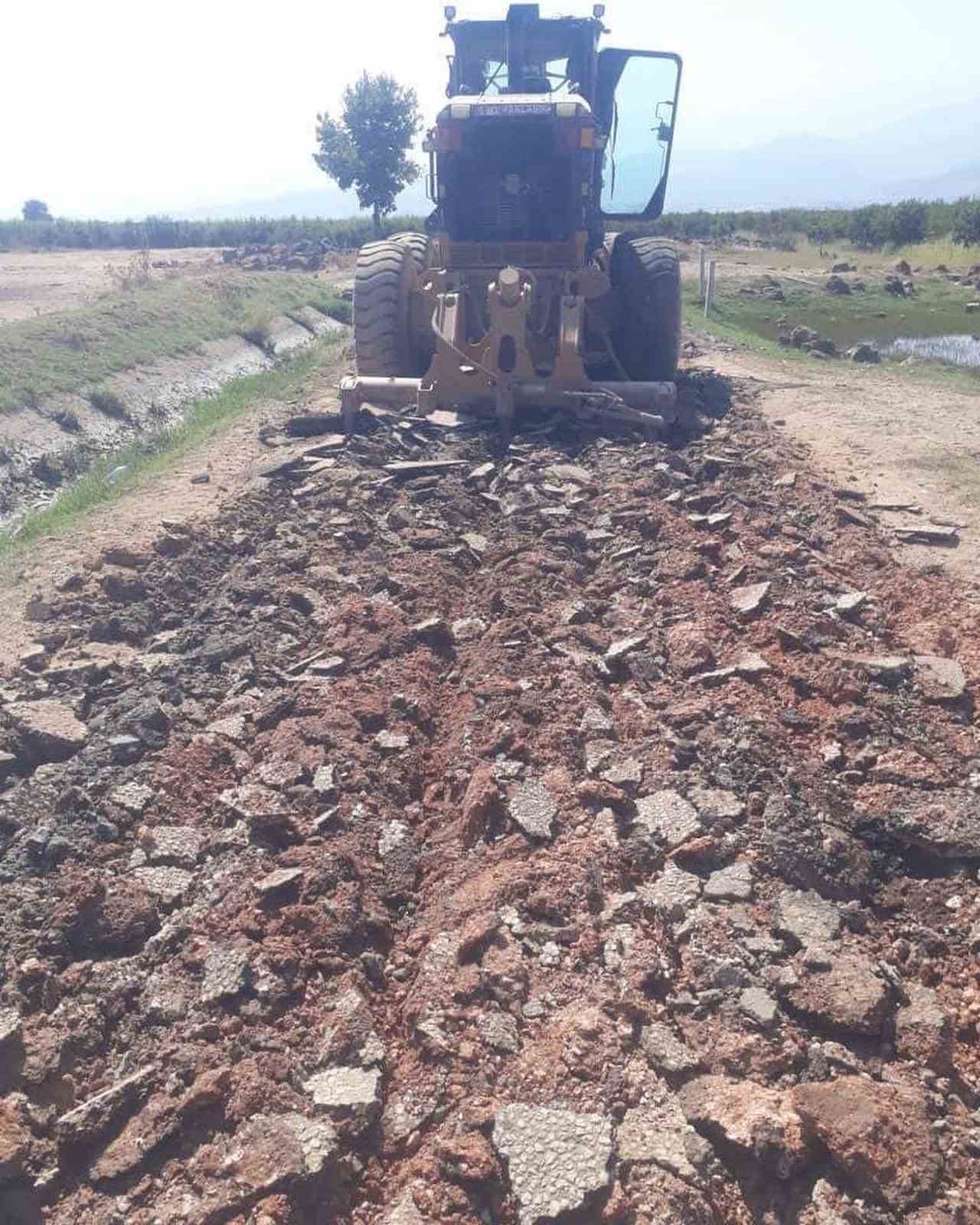 Serinyol-Madenli yolunda iki koldan çalışmalar sürüyor