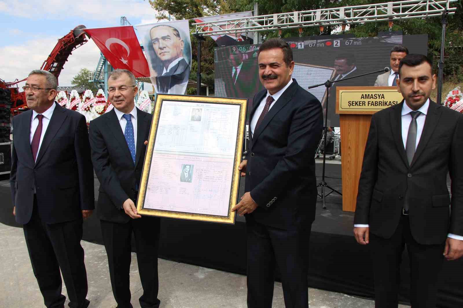 Amasya Şeker Fabrikası’nda 70. pancar alım kampanyası başladı
