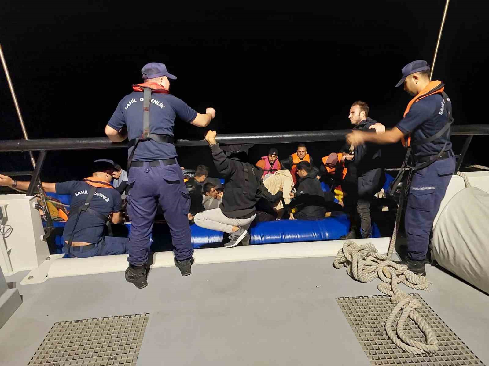 &Ccedil;anakkale&rsquo;de 61 ka&ccedil;ak g&ouml;&ccedil;men yakalandı
