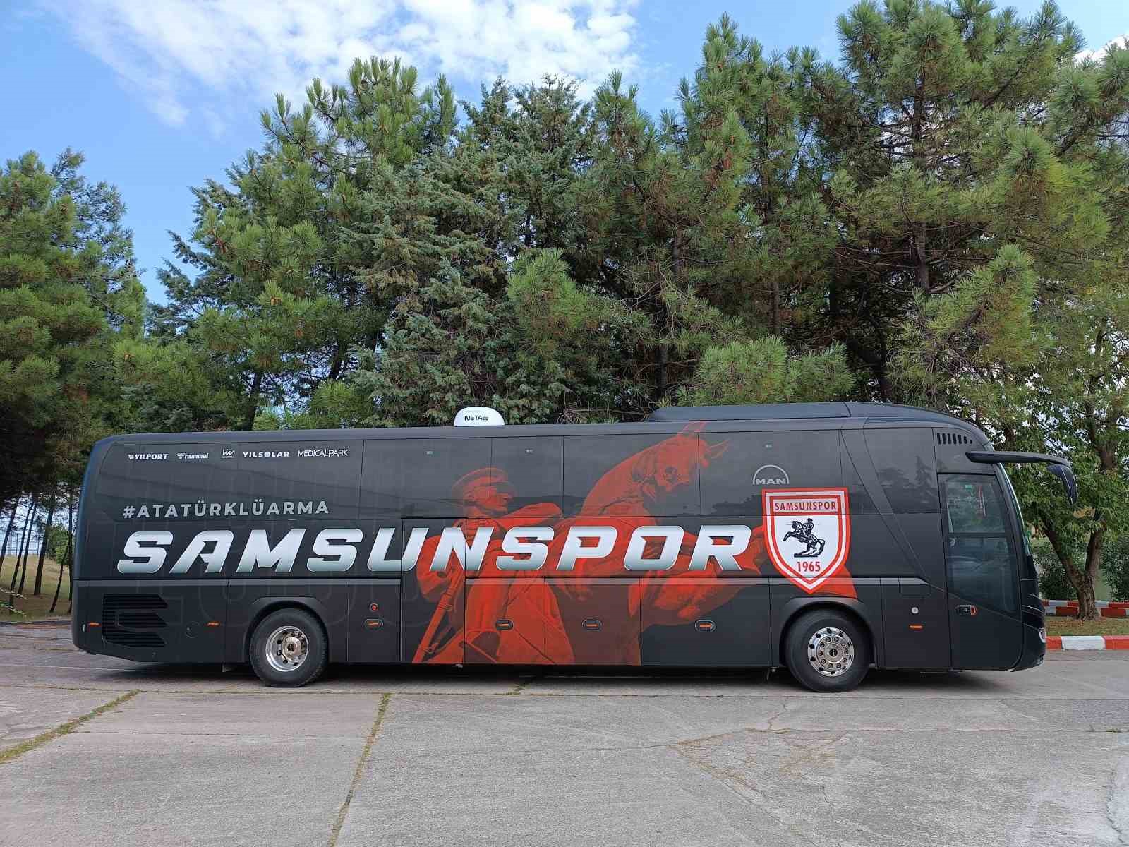 Samsunspor’un takım otobüsü sadece Bayern Münih ve Barcelona’da var