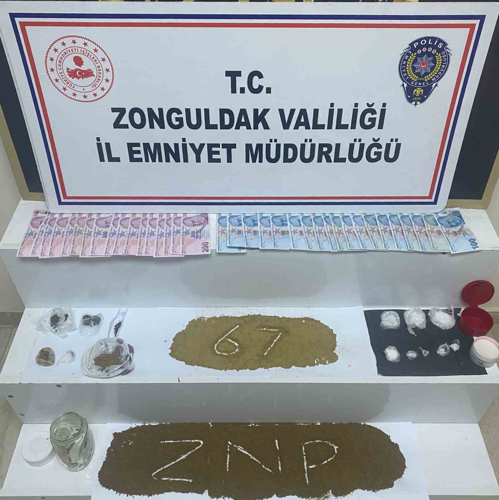 Zonguldak’ta uyuşturucu operasyonunda 2 tutuklama