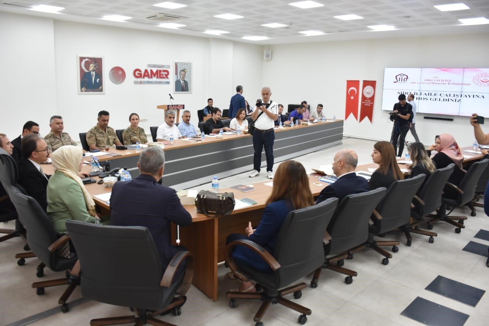 Siirt’te aile çalıştayı düzenlendi