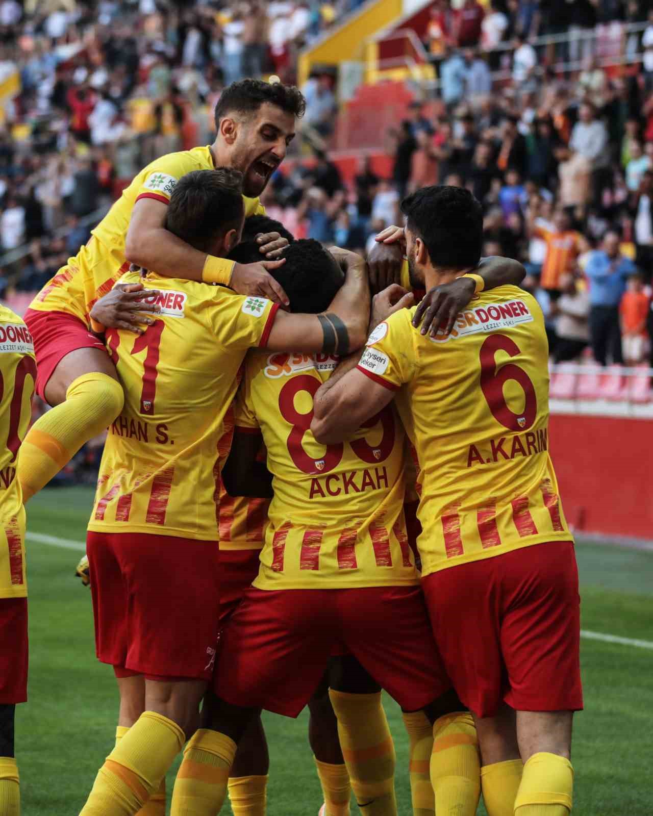 Kayserispor ikinci kez kazandı