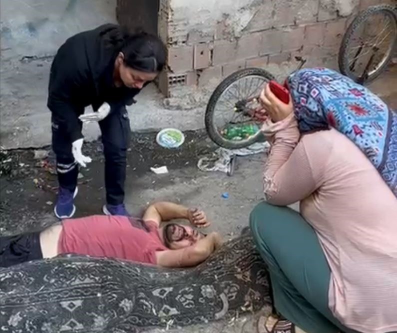 Aksaray&rsquo;da 3. kattan d&uuml;şen kişi ağır yaralandı
