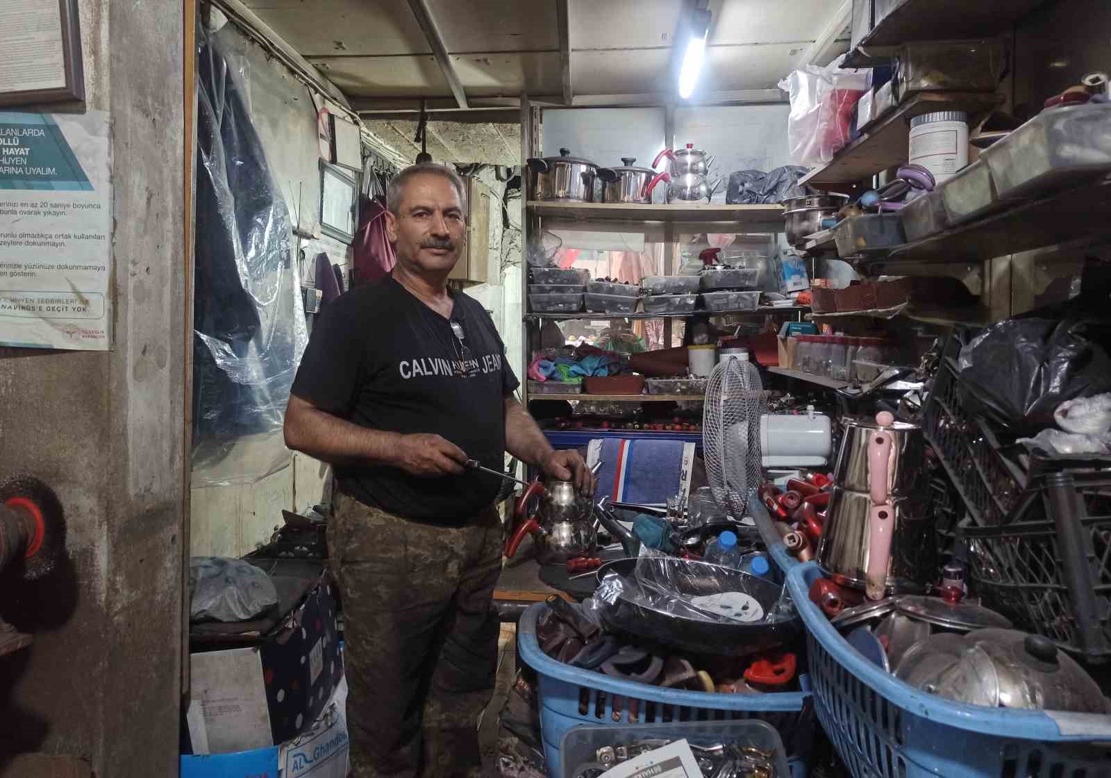 Kahramanmaraş’ta eski eşyalar yeniden hayat buluyor