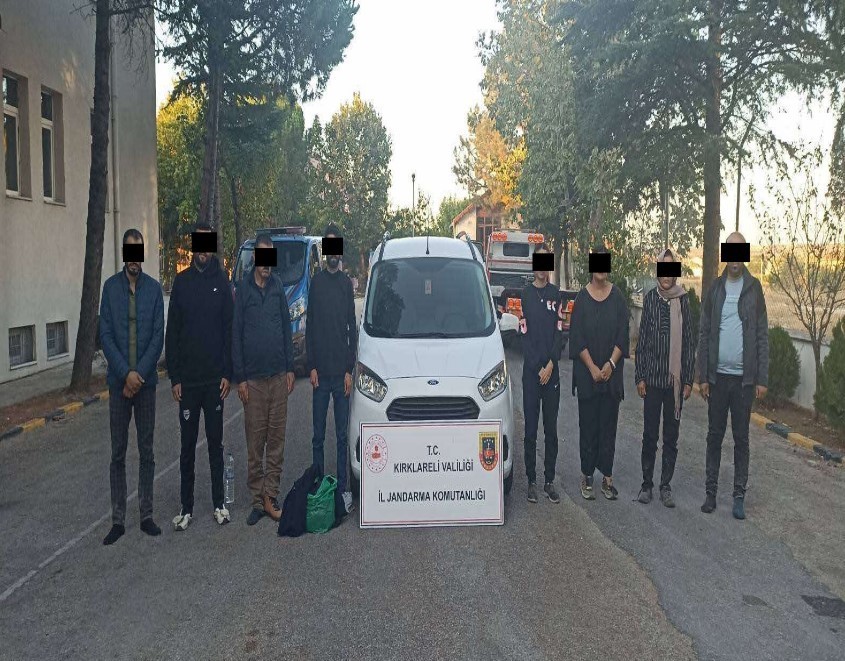 Kırklareli’nde bin 971 kaçak göçmen yakalandı