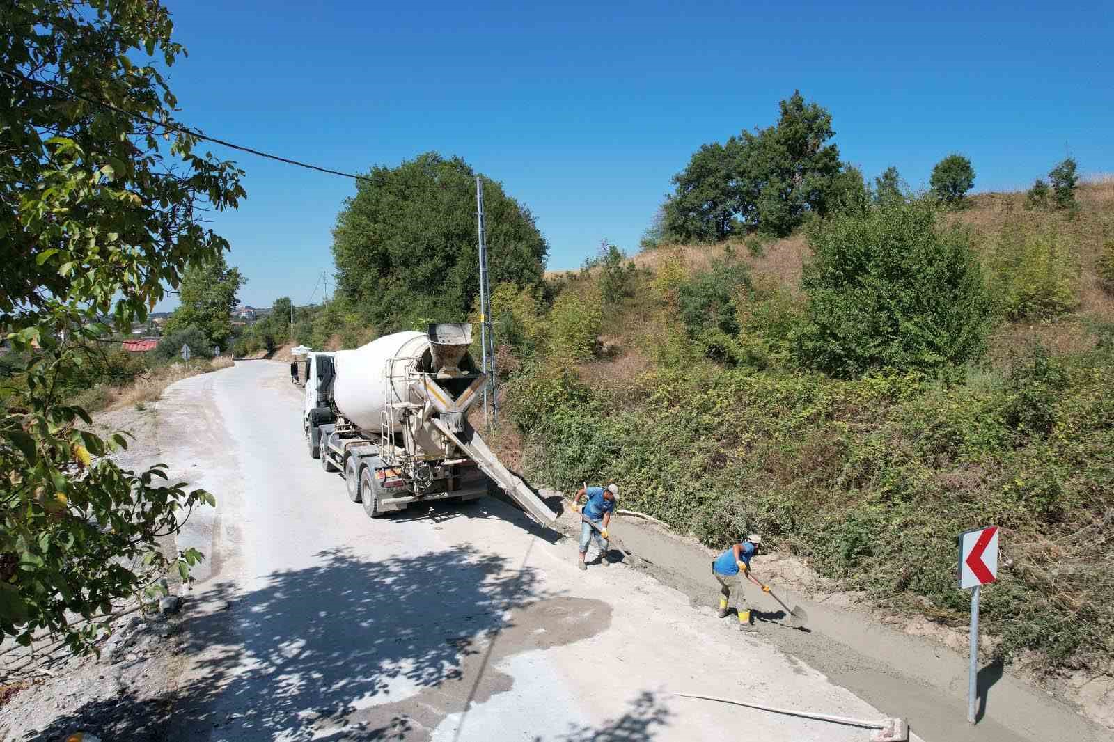 Kandıra yoluna nefes olacak projede &ccedil;alışmalar s&uuml;r&uuml;yor
