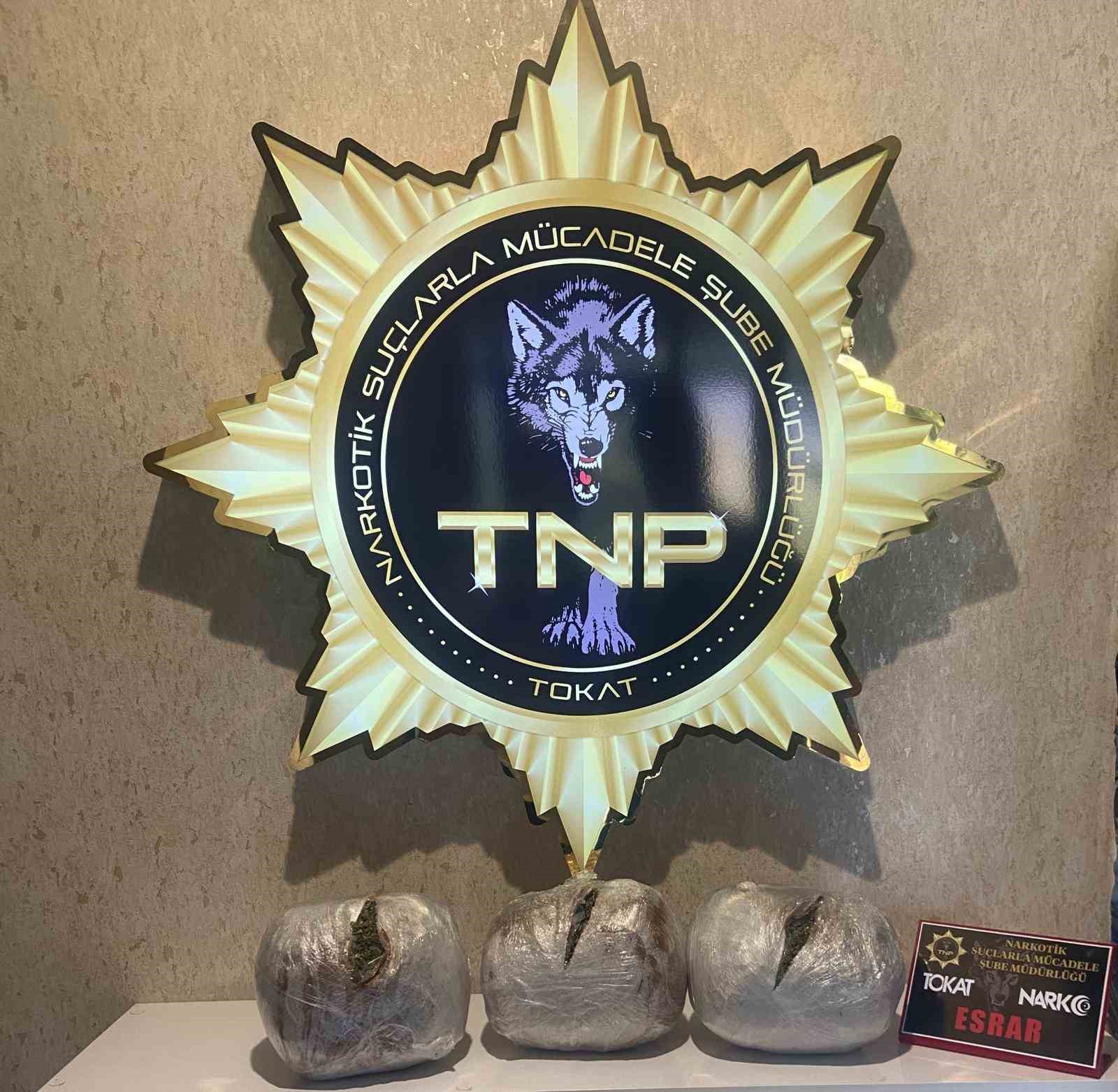 Tokat’ta uyuşturucu operasyonu: 1 kişi tutuklandı