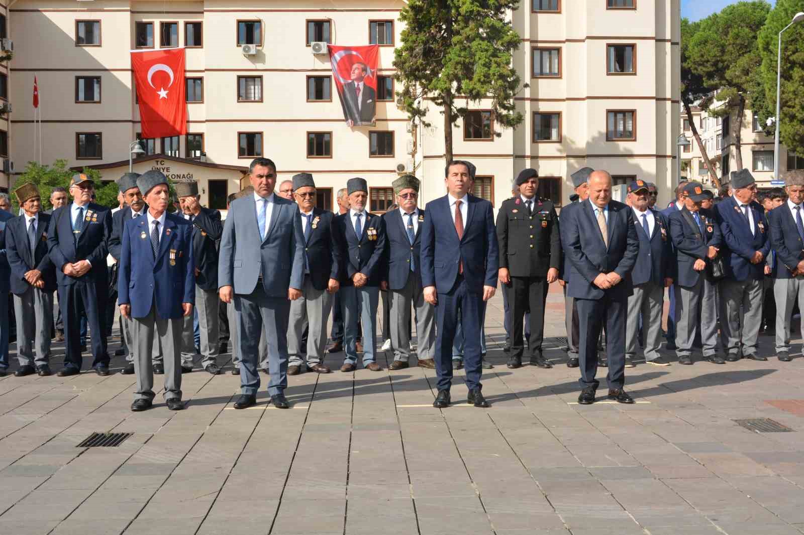 Ünye’de Gaziler Günü töreni düzenlendi