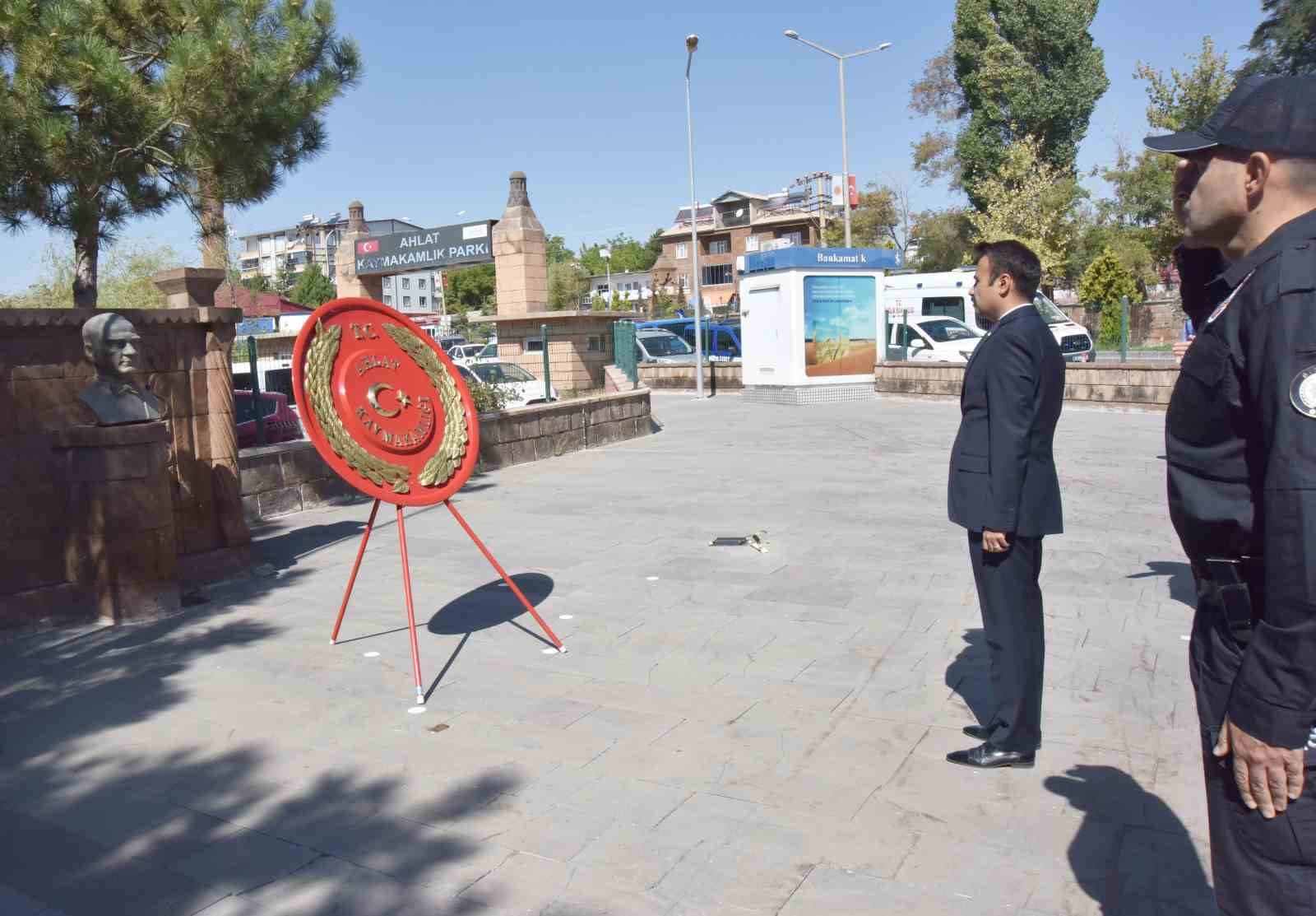 Ahlat&rsquo;ta 19 Eyl&uuml;l Gaziler G&uuml;n&uuml; kutlandı
