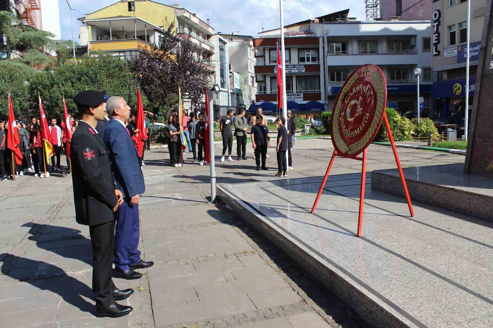 Çarşamba’da gaziler unutulmadı