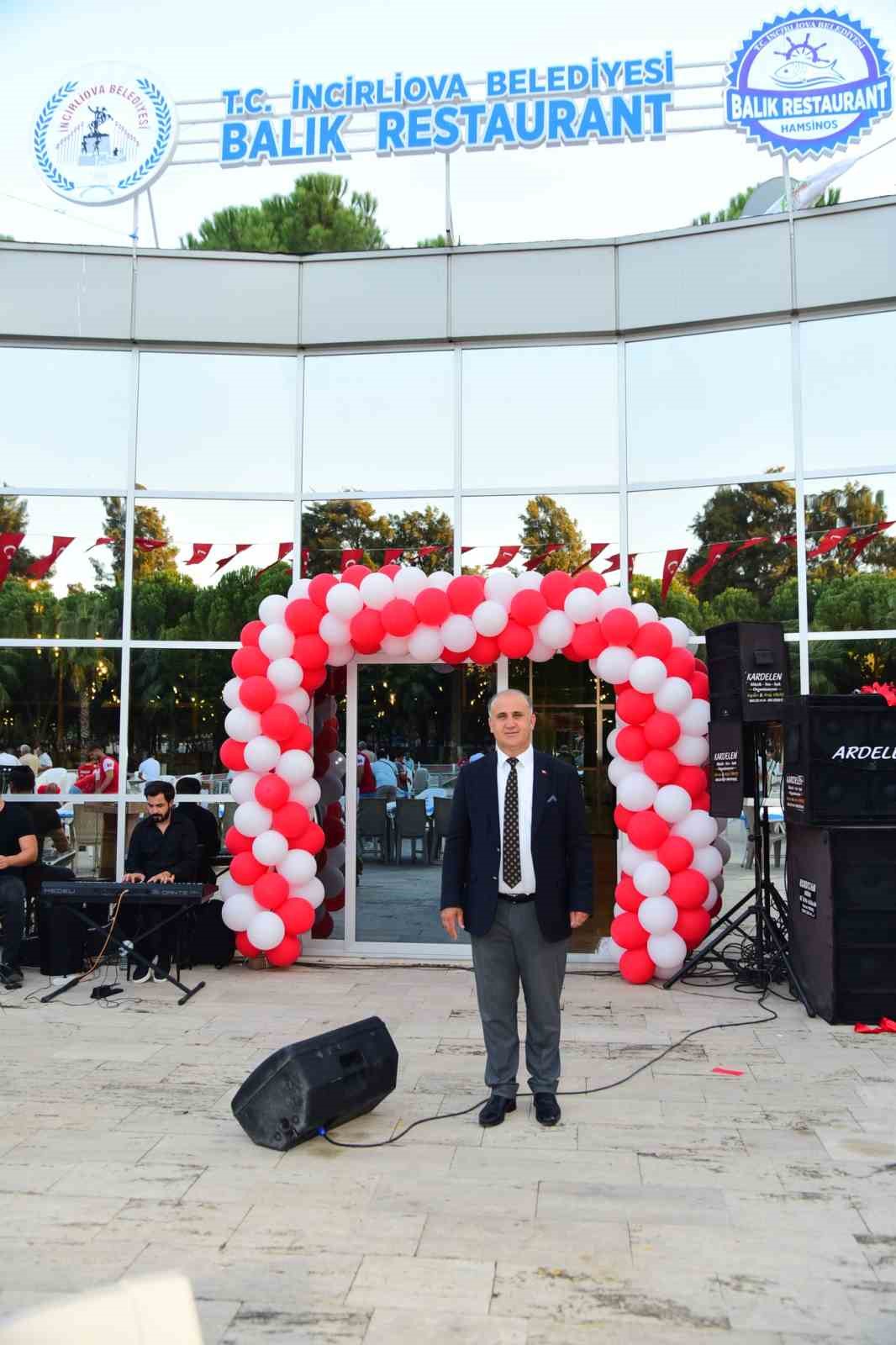 İncirliova Belediyesi Balık Restorantı hizmete a&ccedil;ıldı
