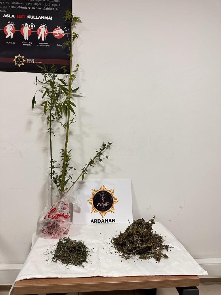 Ardahan’da uyuşturucu operasyonu