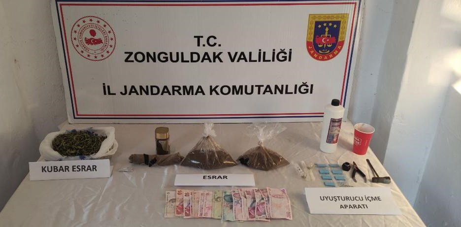 Zonguldak’ta uyuşturucu operasyonu