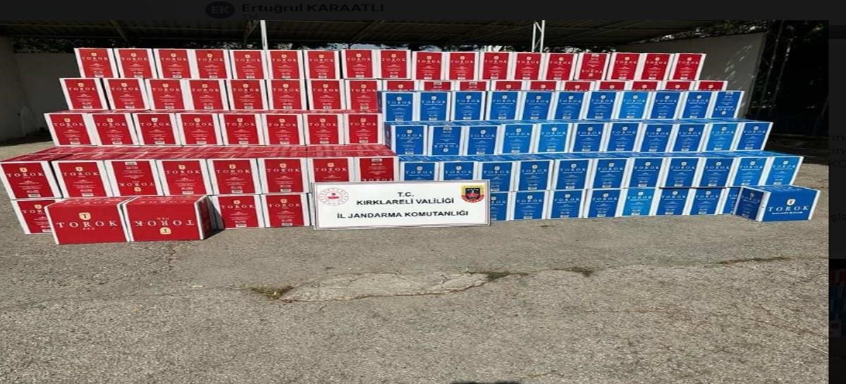 Kırklareli’nde 22 kilo esrar ve 120 bin makaron ele geçirildi