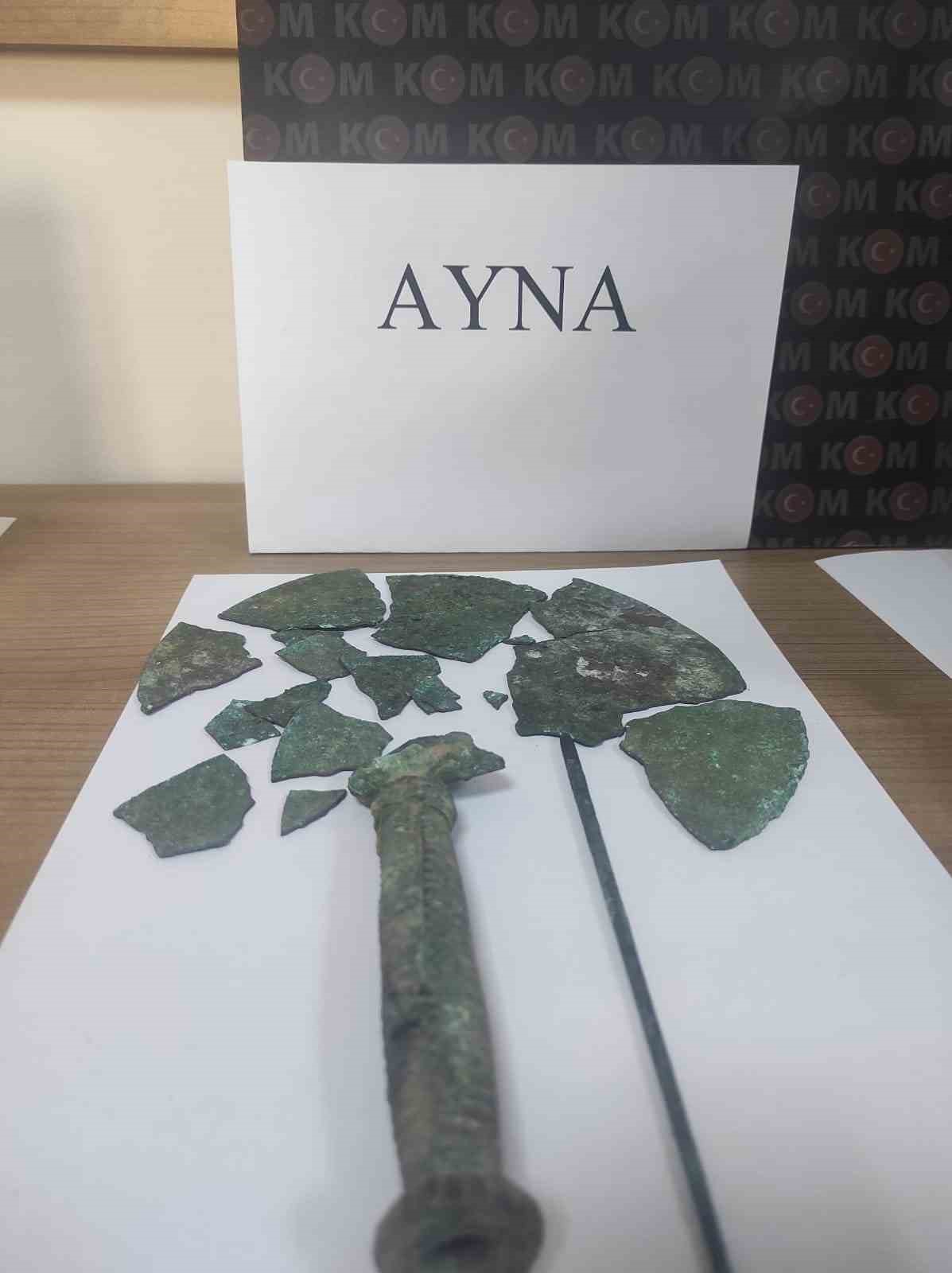 Nevşehir’de 26 parça tarihi eser ele geçirildi