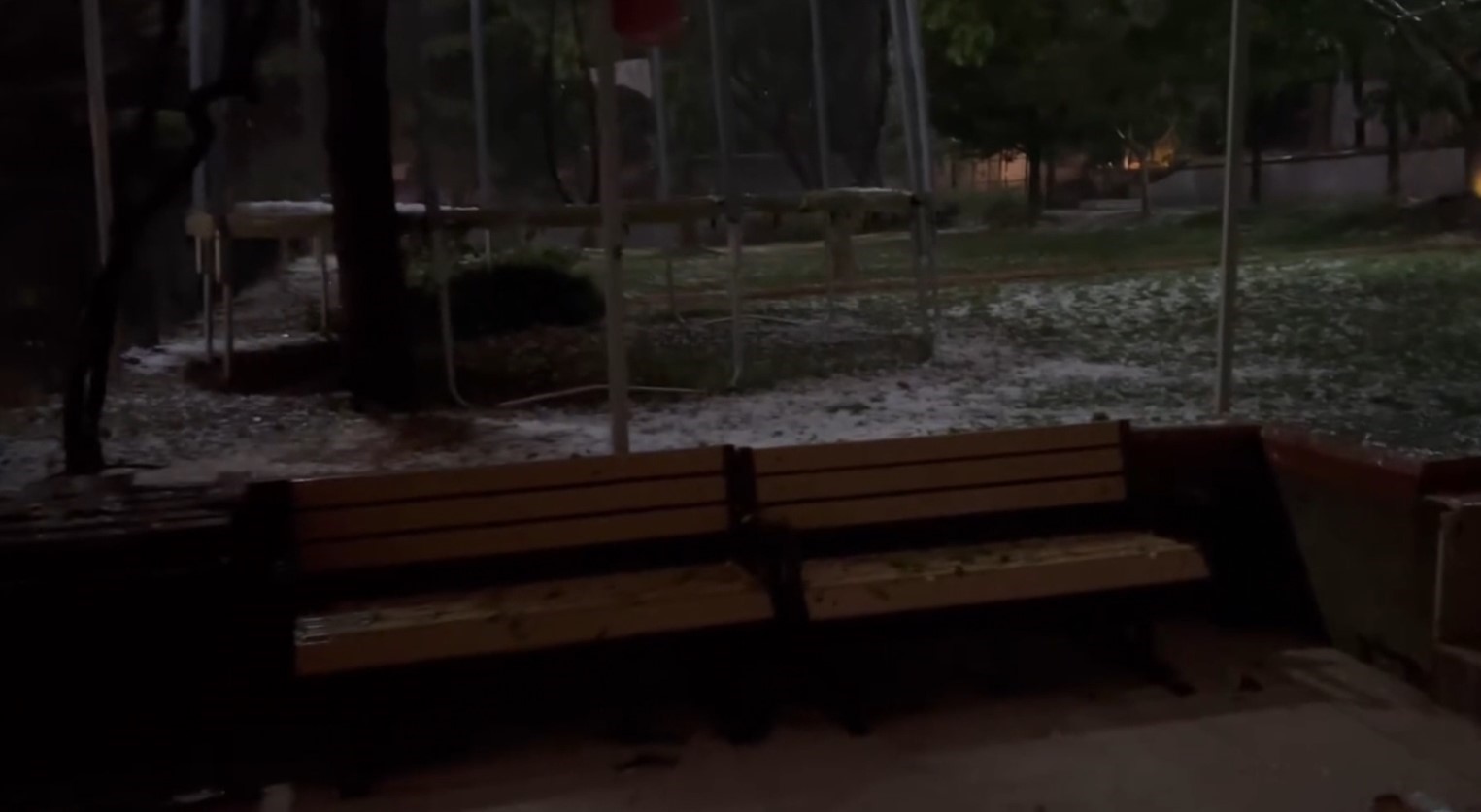 Kahramanmaraş’ta şiddetli yağış ve dolu etkili oldu