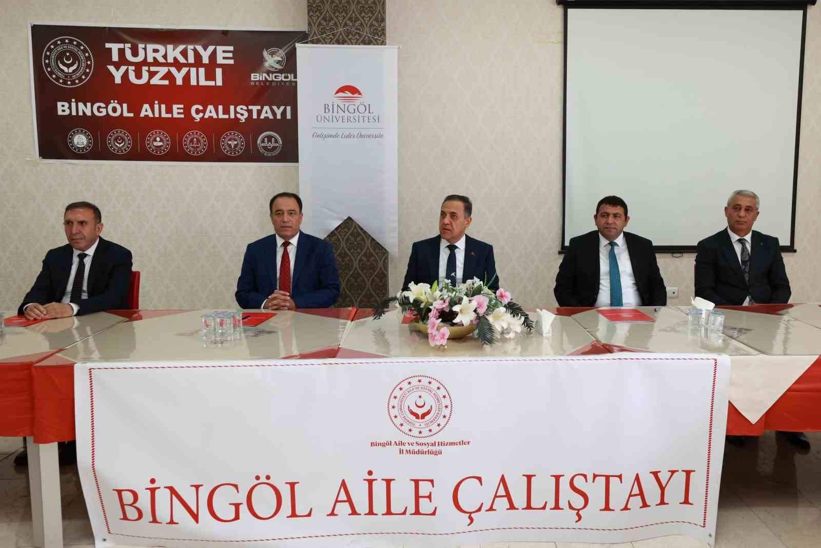 Bing&ouml;l&rsquo;de Aile &Ccedil;alıştayı d&uuml;zenlendi
