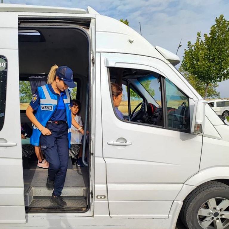 Diyarbakır’da okul servislerine yapılan denetimde 54 araca cezai işlem uygulandı