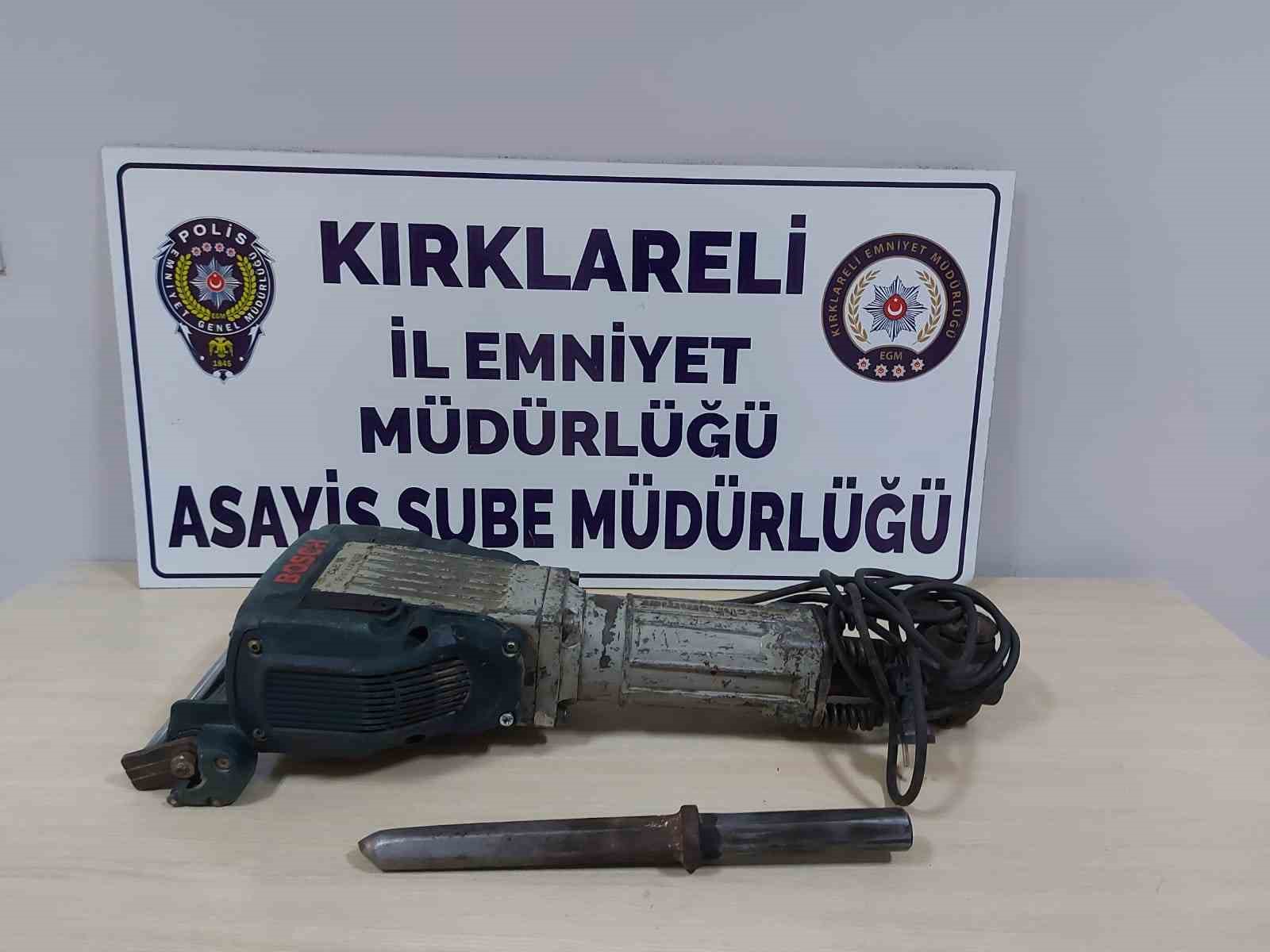 Kırklareli&rsquo;nde 5 hırsızlık ş&uuml;phelisi tutuklandı
