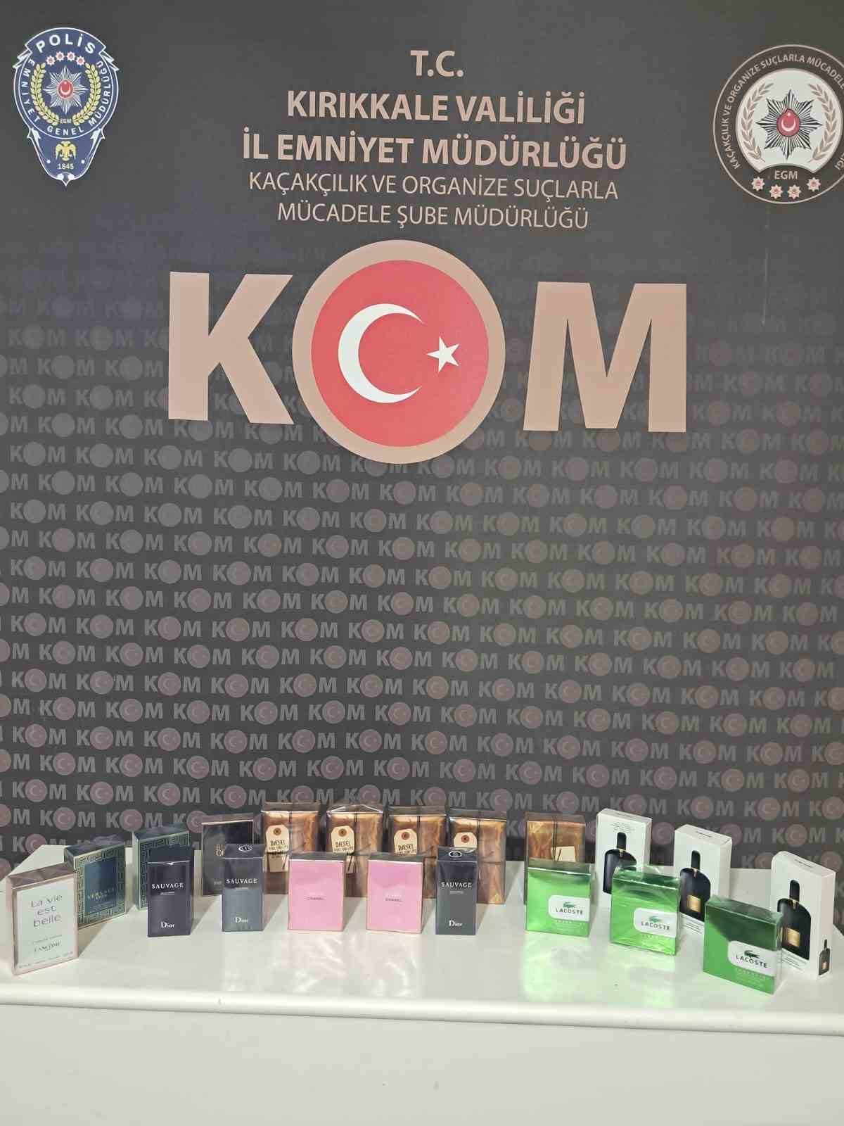 Kırıkkale’de kaçak ütün ve kozmetik ürün ele geçirildi: 6 gözaltı