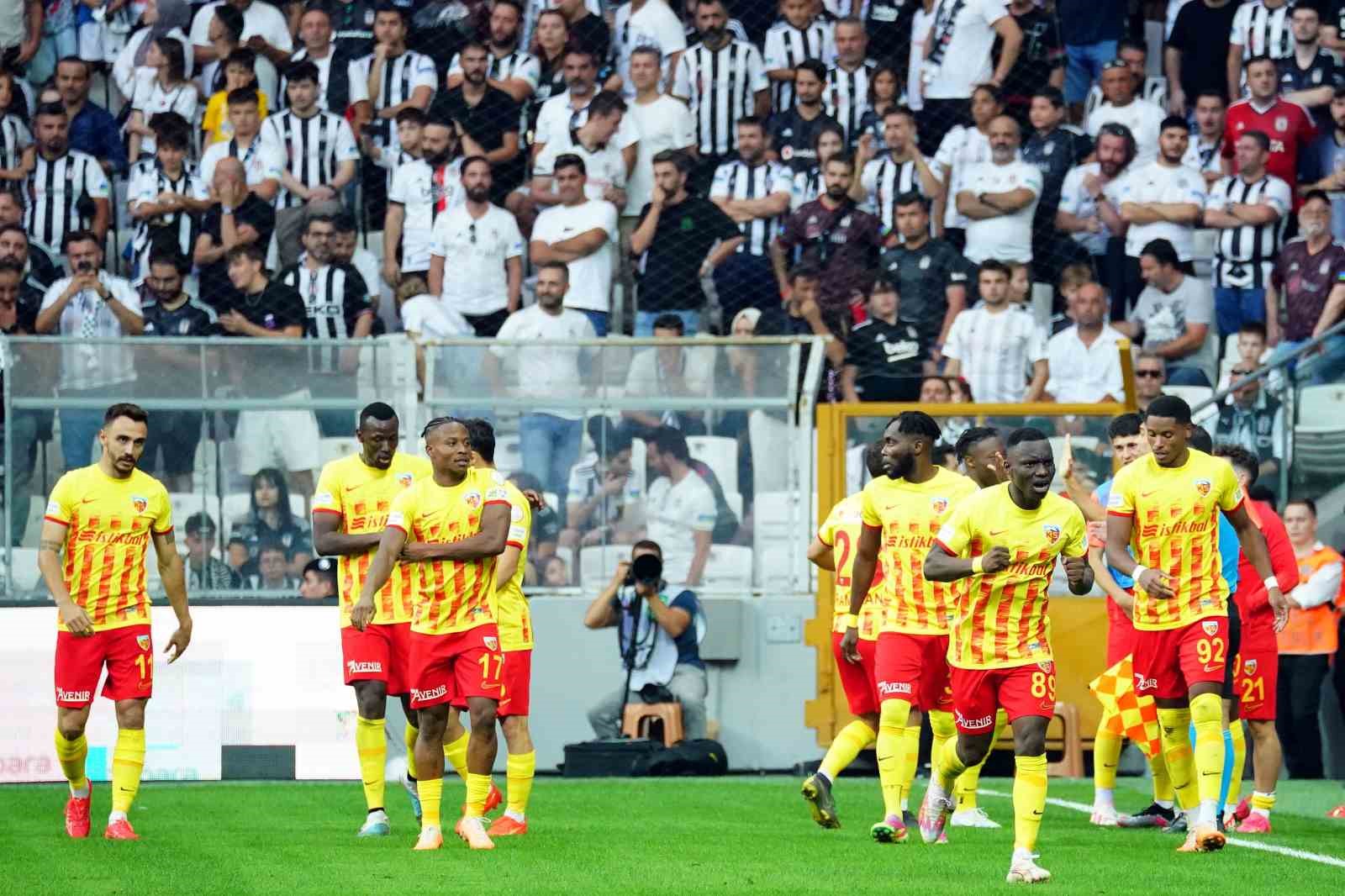 Trendyol Süper Lig: Beşiktaş: 2 - Kayserispor: 1 (Maç sonucu)
