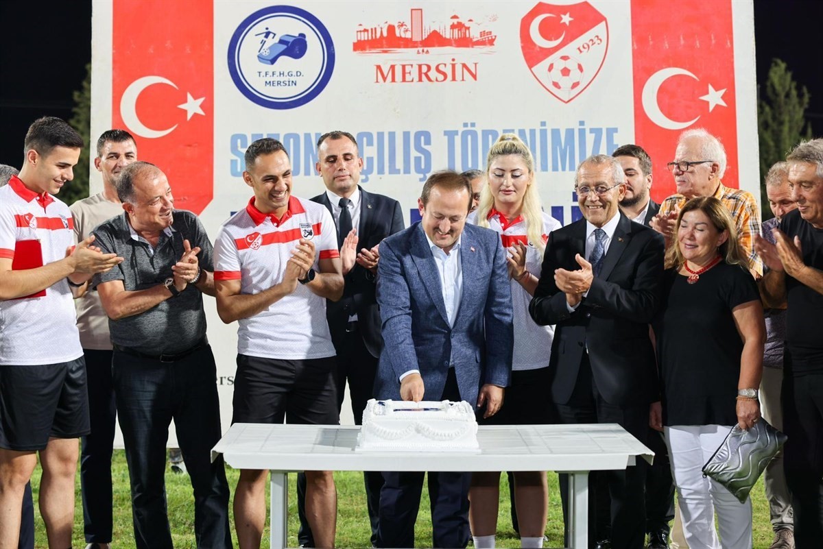 Mersin’de 2023-2024 futbol hakemlerinin sezon açılışı yapıldı