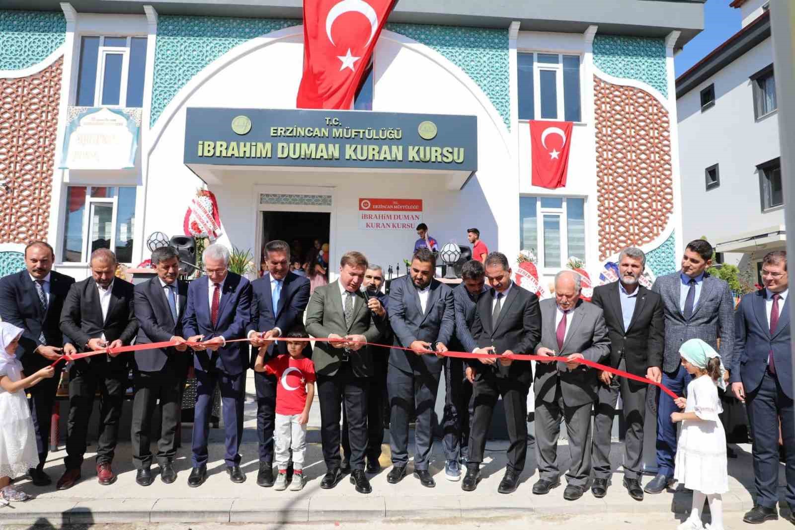 Erzincan&rsquo;da Kur&rsquo;an Kursu dualarla a&ccedil;ıldı
