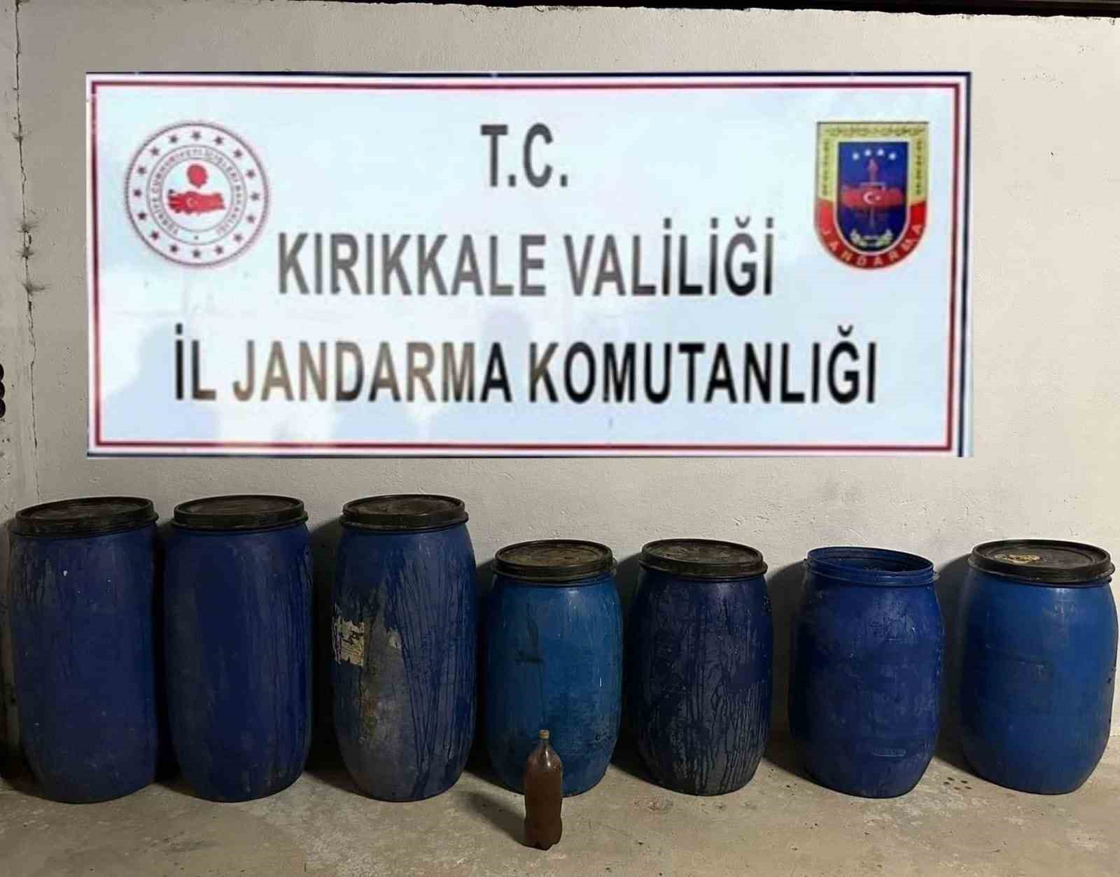 Kırıkkale’de 650 litre kaçak şarap ele geçirildi