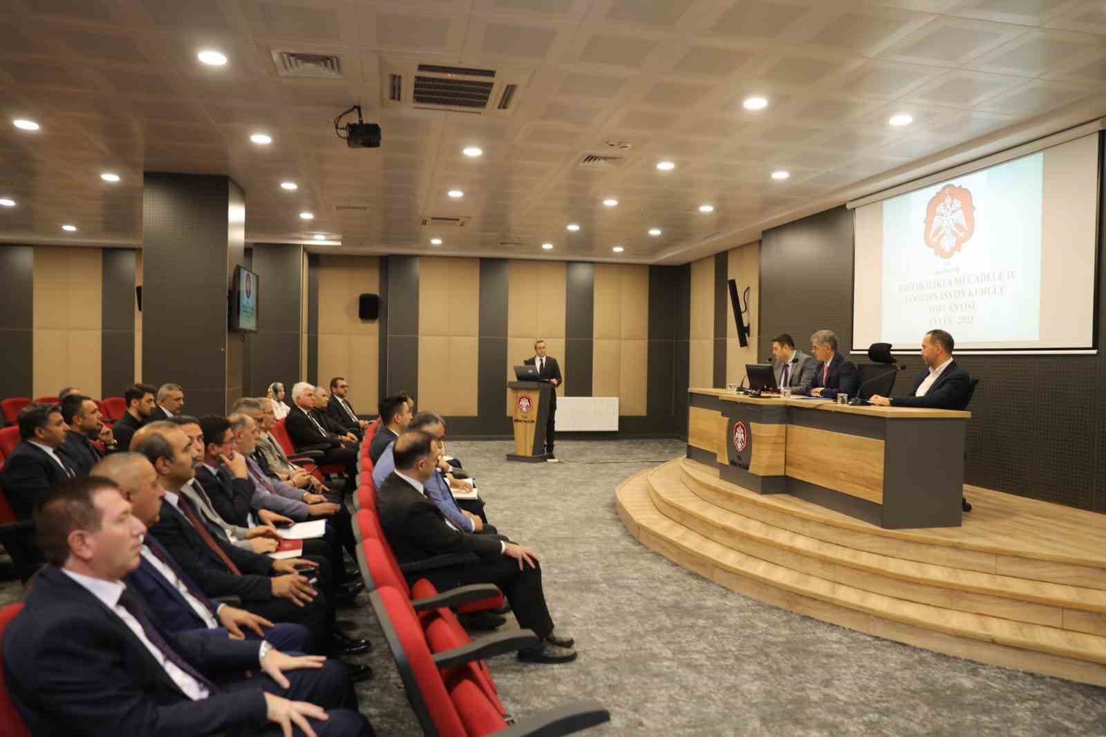 Niğde’de Bağımlılıkla Mücadele İl Koordinasyon Kurulu toplantısı yapıldı