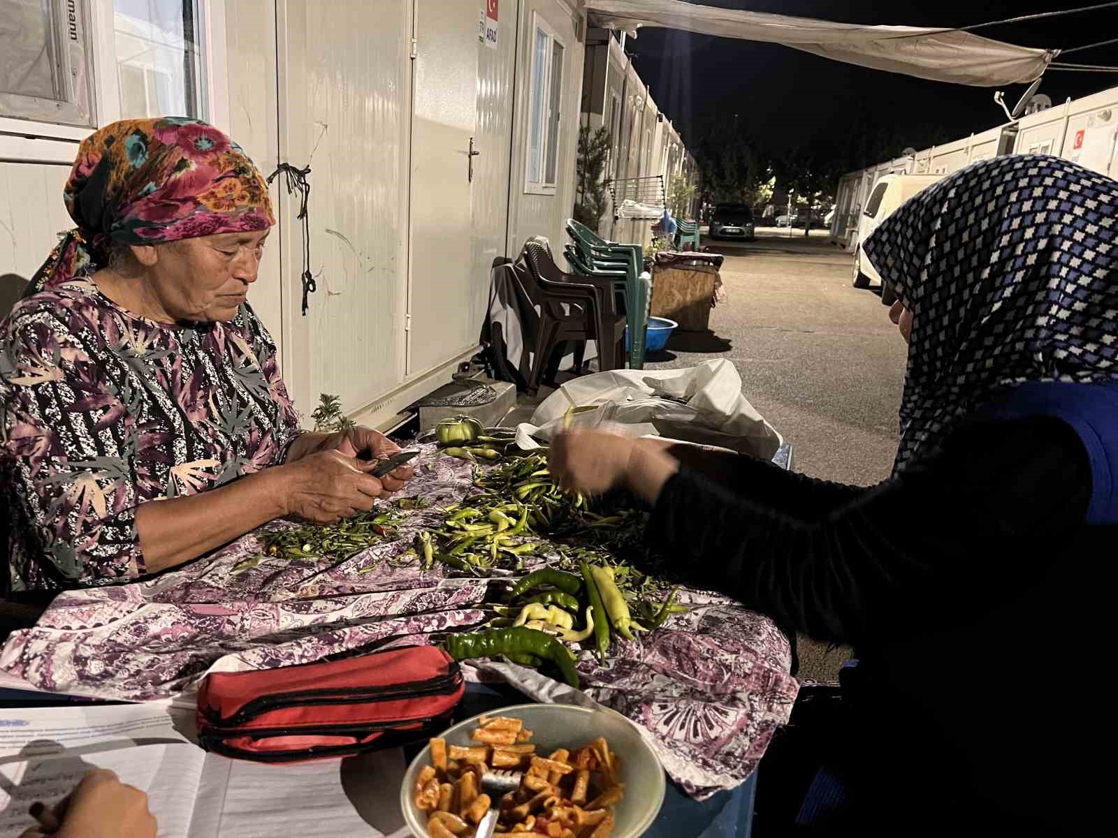 Konteyner kentte kışlık telaşı