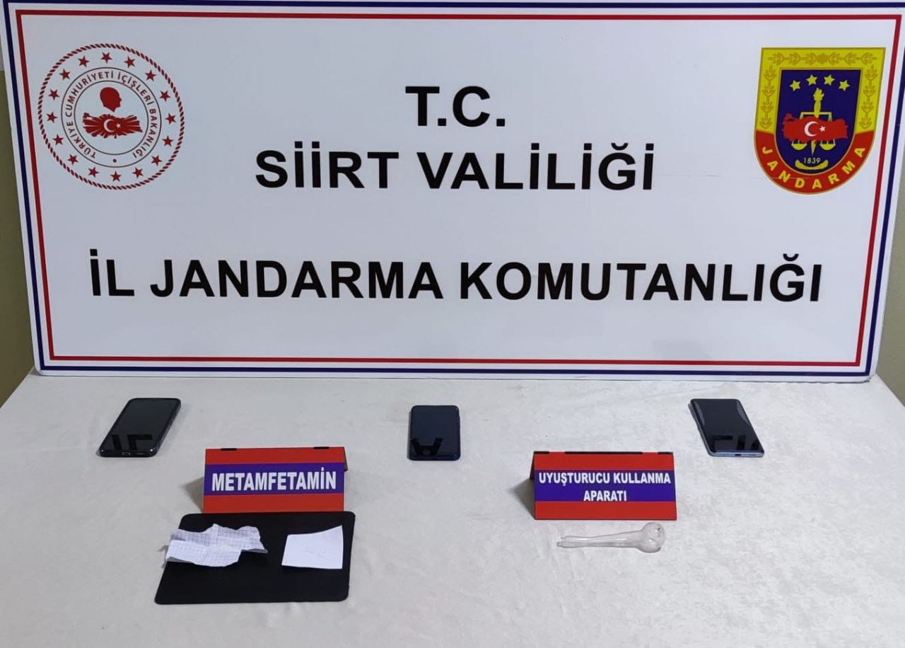 Siirt’te uyuşturucu operasyonunda 1 kişi tutuklandı