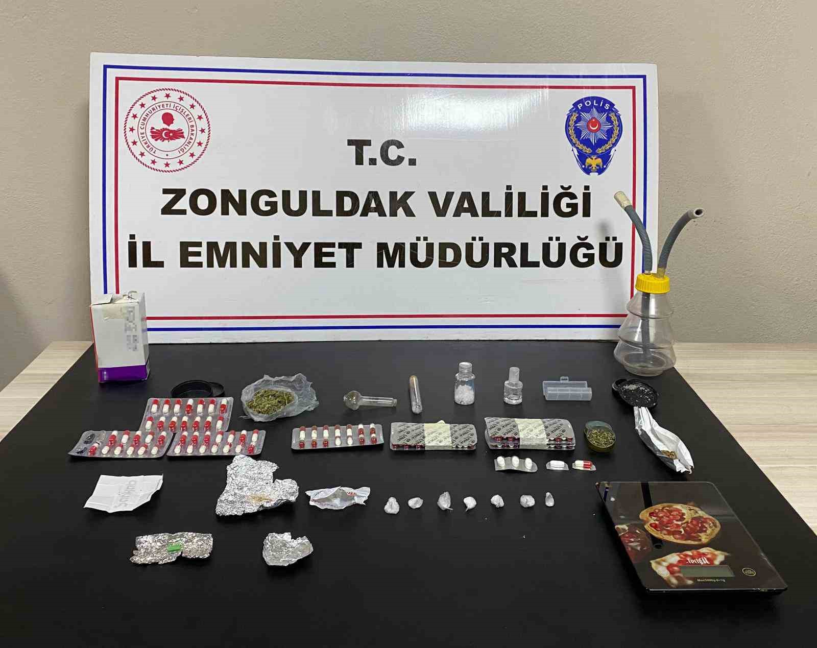 Zonguldak’ta uyuşturucu operasyonunda 1 tutuklu