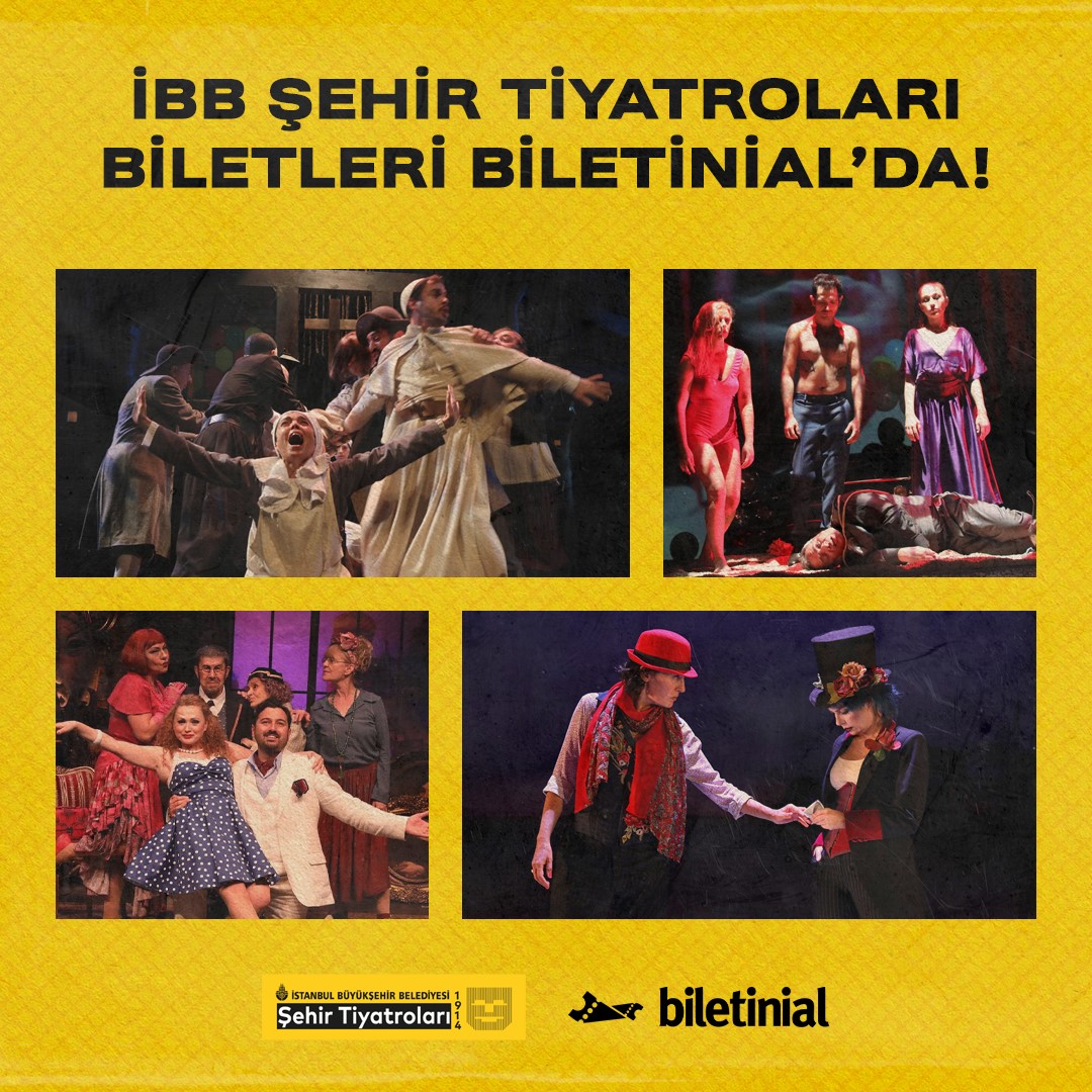 İstanbul Şehir Tiyatroları&rsquo;nın tercihi Biletinial oldu
