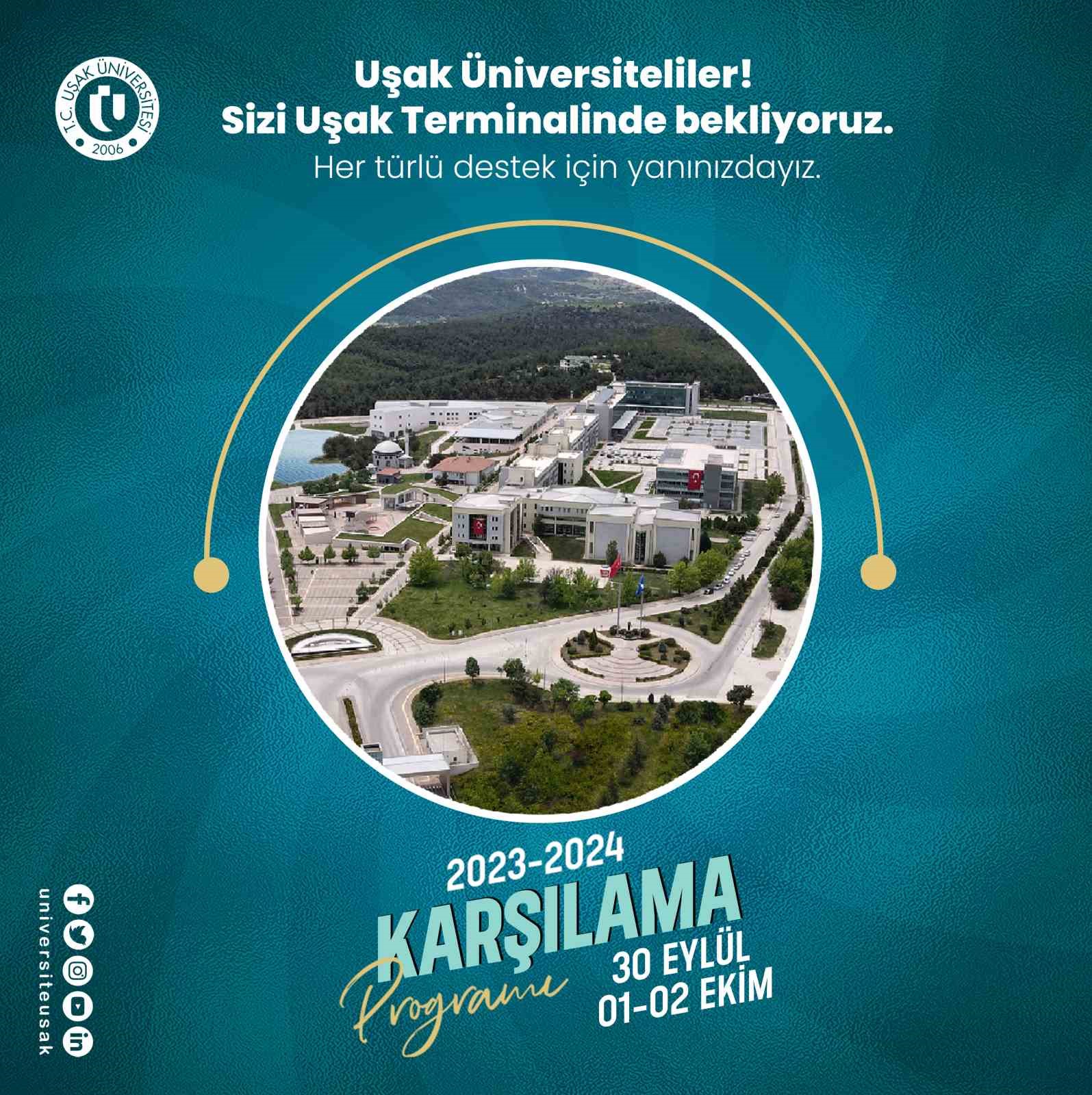 Uşak &Uuml;niversitesi yeni &ouml;ğrencileriyle buluşmaya hazır

