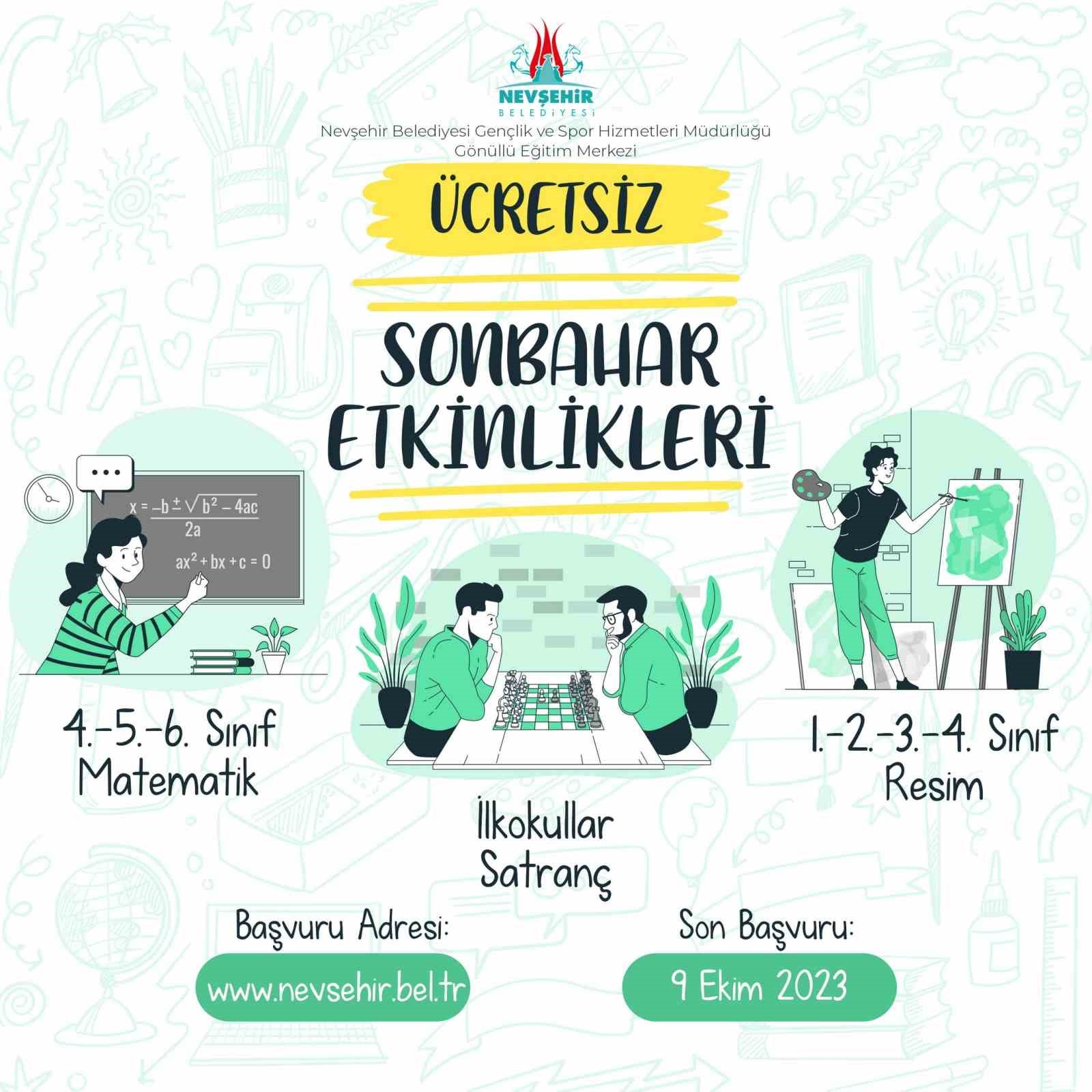 Gönüllü Eğitim Merkezi’nde kurslar başlıyor