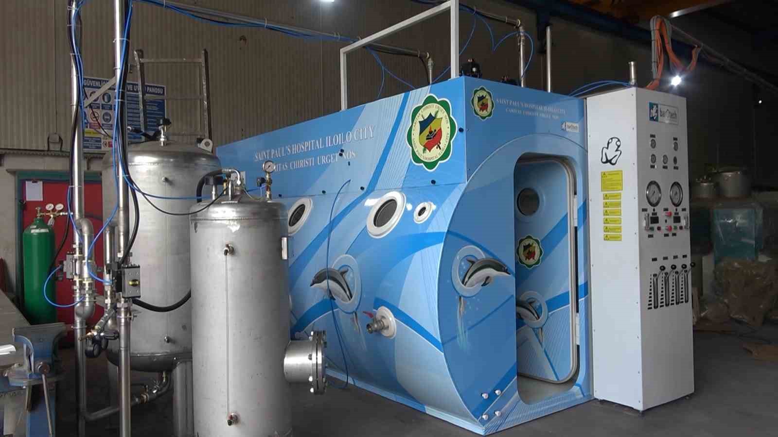 Oksijen tedavi kabinleri Yalova’da üretiliyor dünyaya ihraç ediliyor