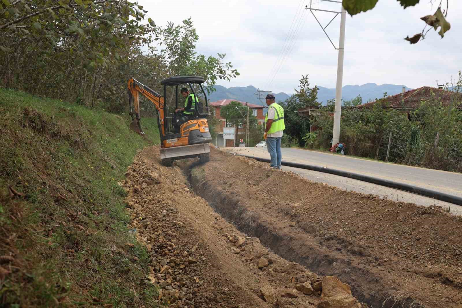 &Uuml;nye&rsquo;de i&ccedil;me suyu hatları yenileniyor
