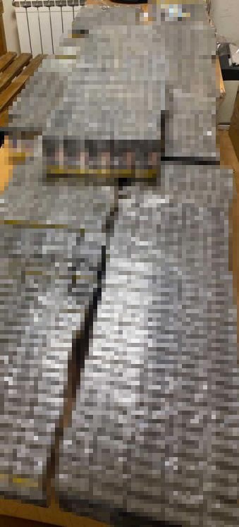 Tırın yedek lastiklerine gizlenen sigaralar yakalandı