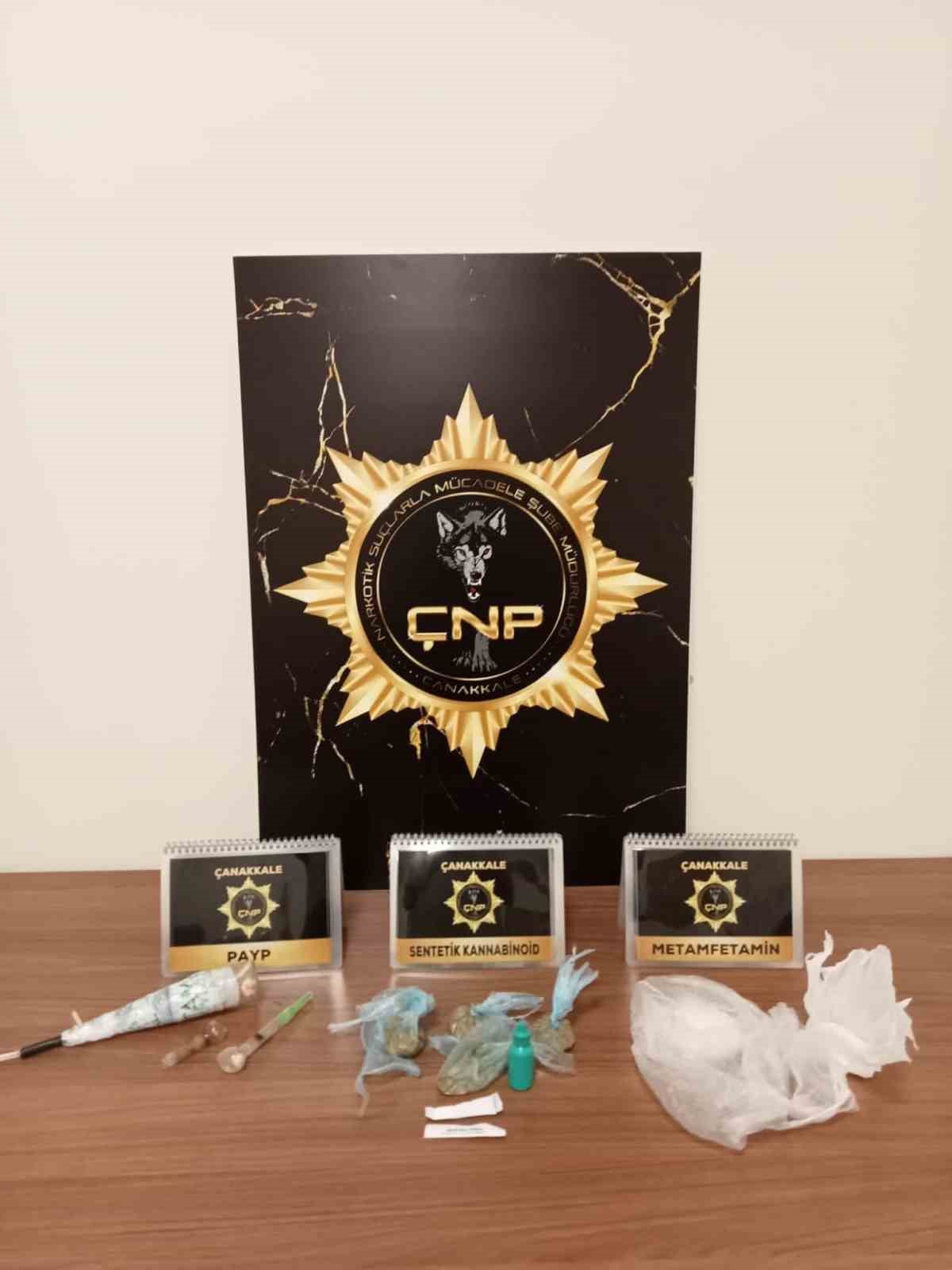 Çanakkale’de uyuşturucu operasyonuna 1 tutuklama